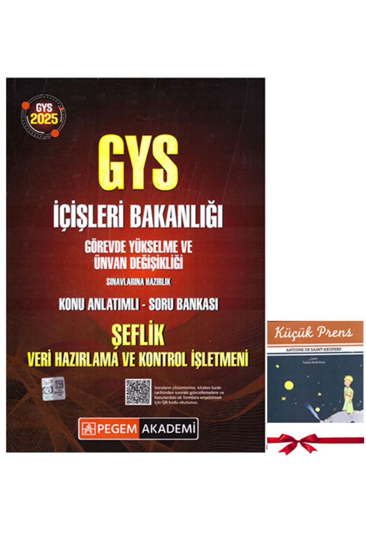 Pegem Akademi Yayıncılık 2025 GYS İçişleri Bakanlığı Şeflik ve VHKİ Görevde Yükselme Unvan Değişikliği Sınavlarına Hazırlık