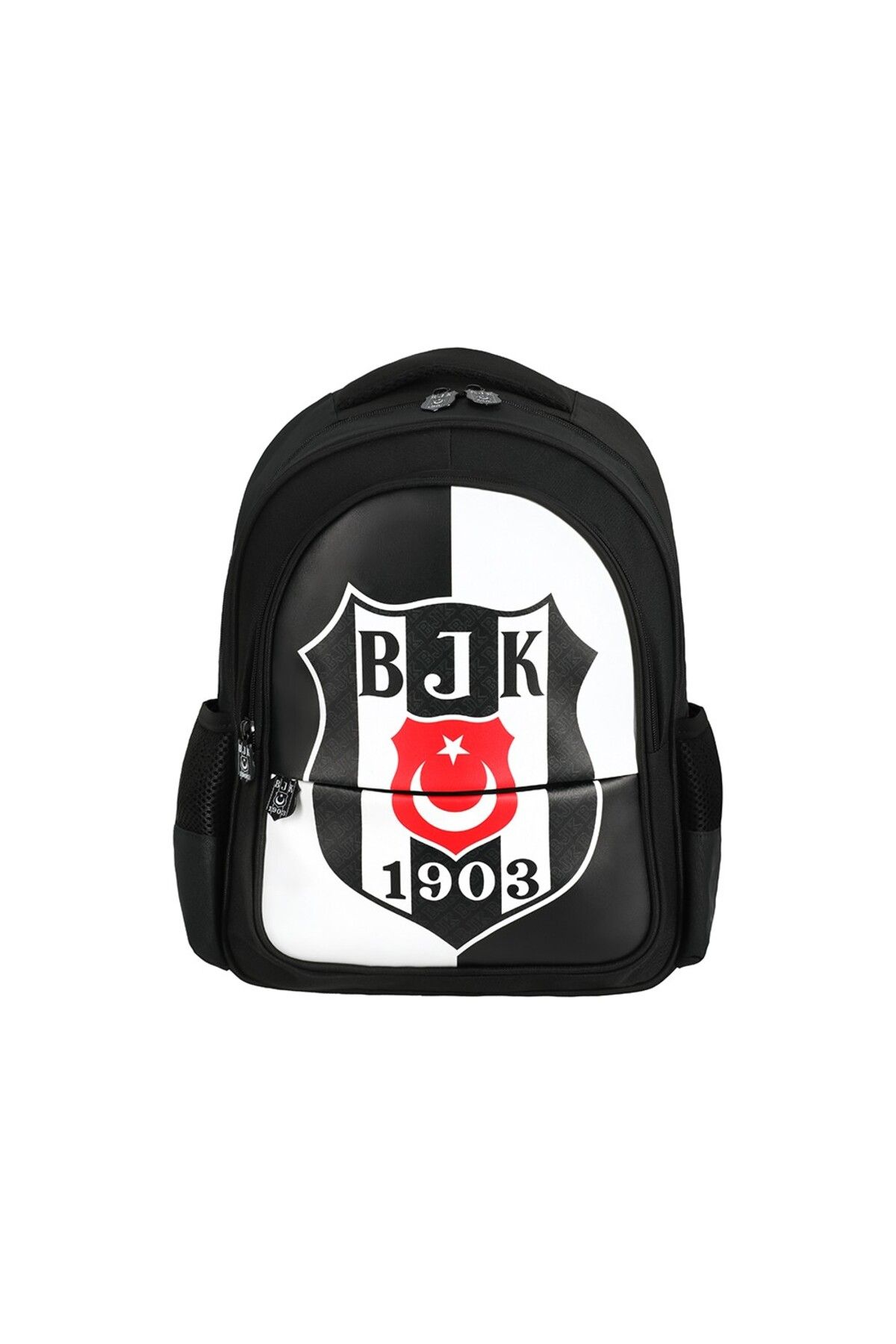 Beşiktaş Beşiktaş Bjk 1903 Logo Desenli Suni Deri Okul Çantası