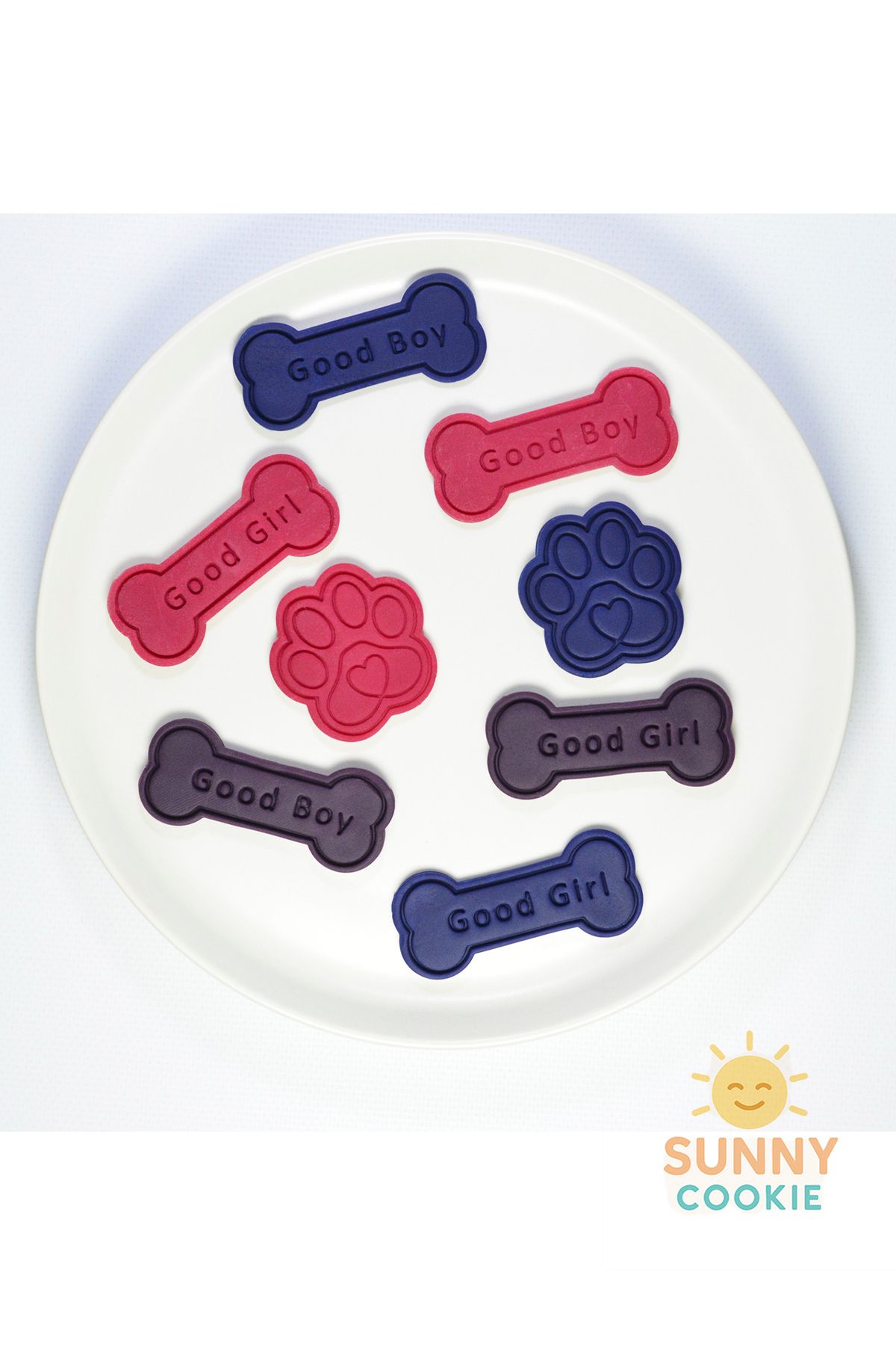 Sunny Cookie kalpli pati kurabiye kalıbı hamur şekillendirici