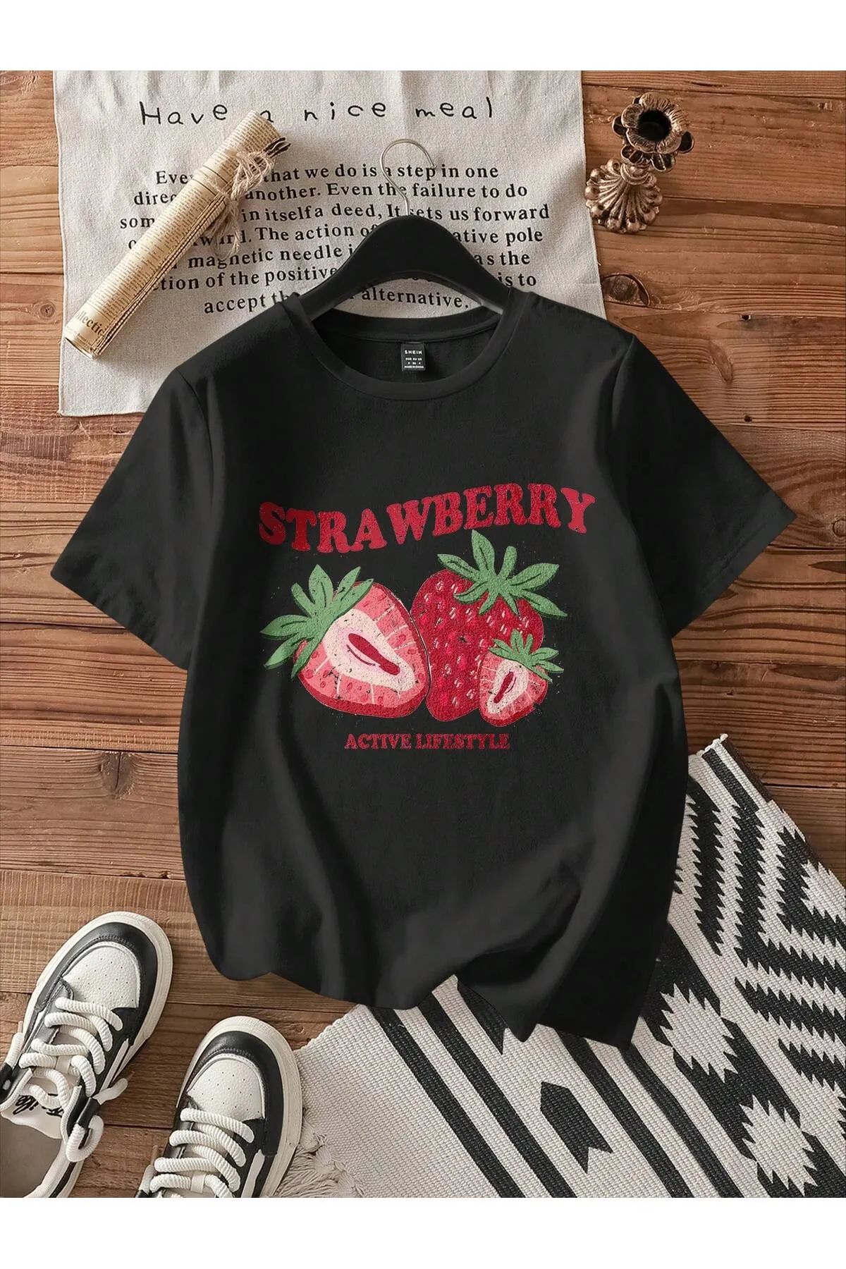 Koklonmoda Büyük Beden Unisex Baskılı Oversize T-Shirt