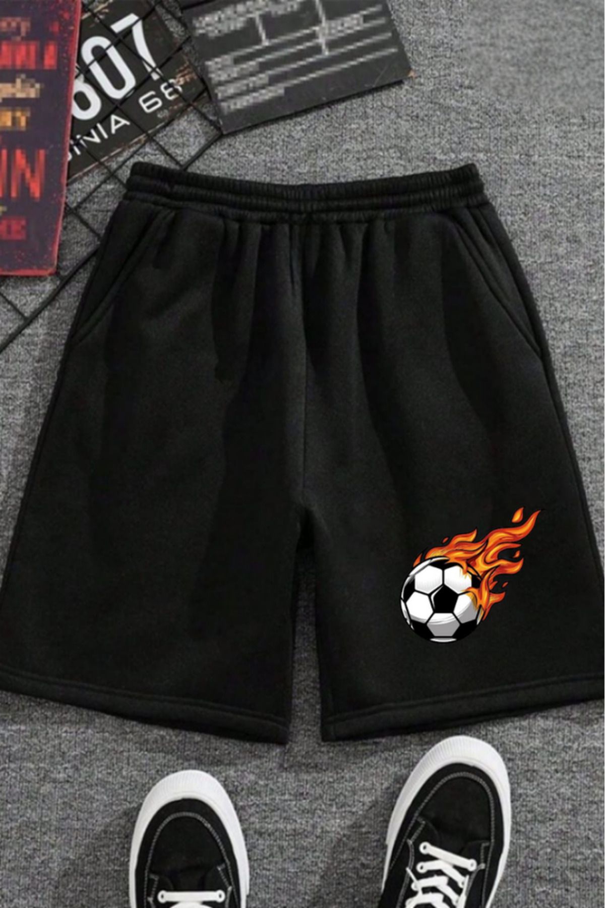 artı4 Baskılı Unisex Şort