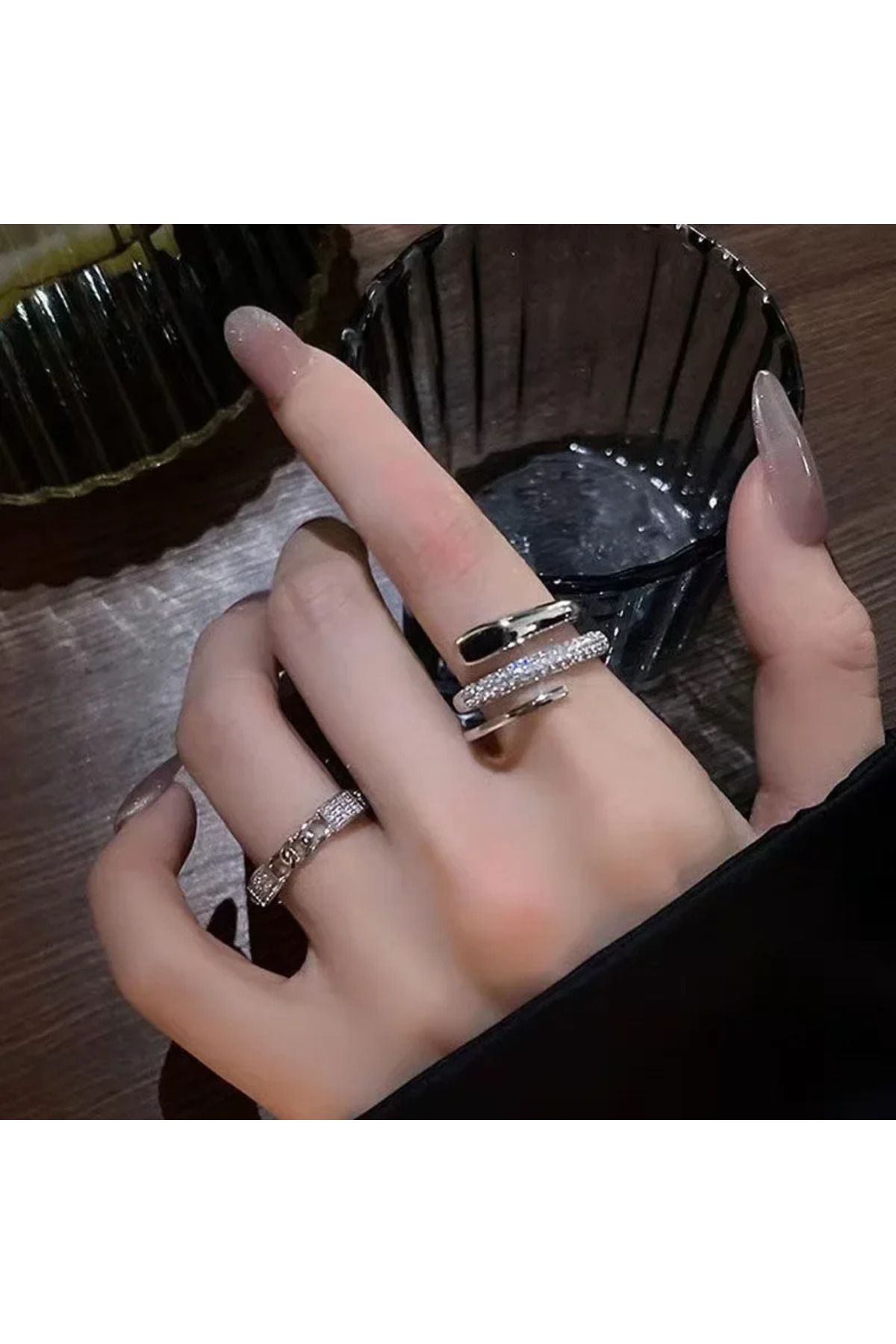 MURASSA BUTİK Kpop Punk Yüzük