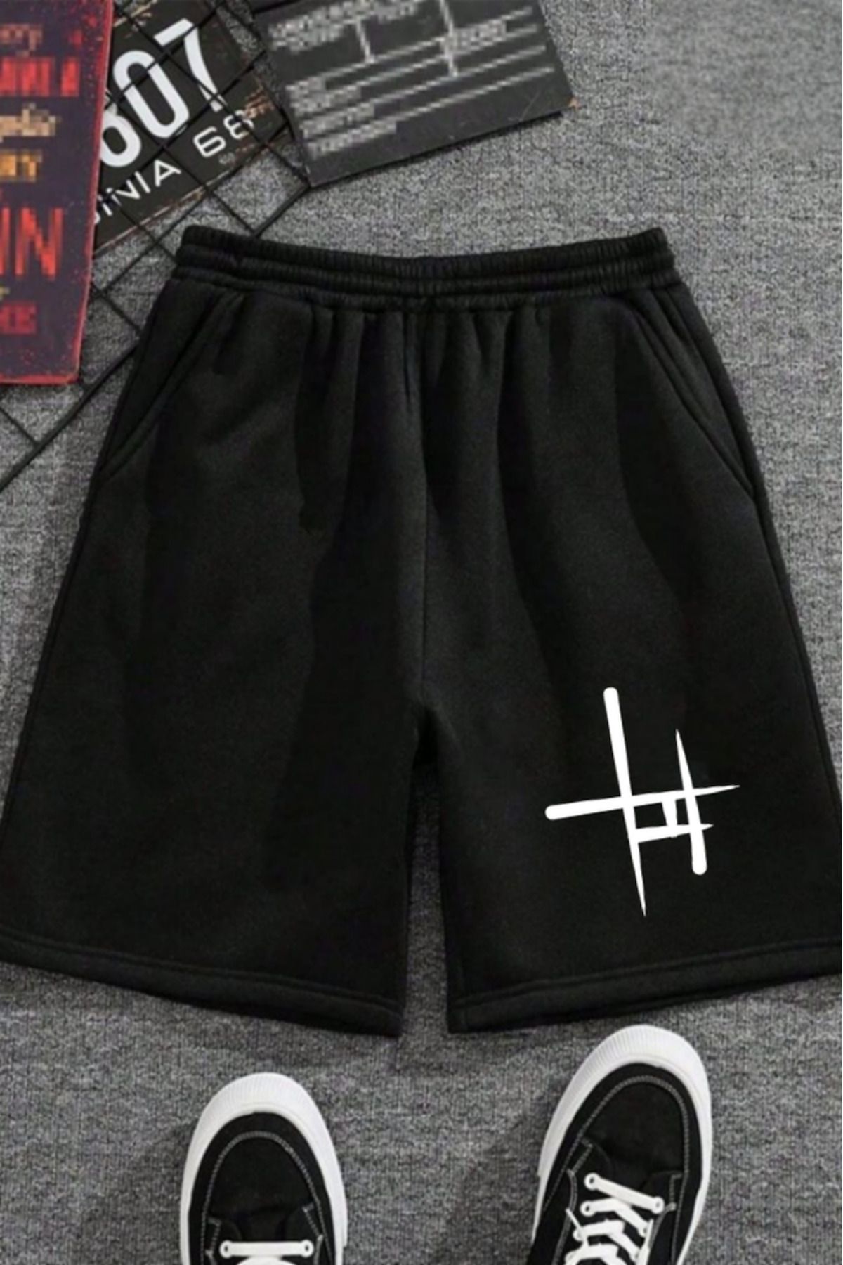 artı4 Baskılı Unisex Şort