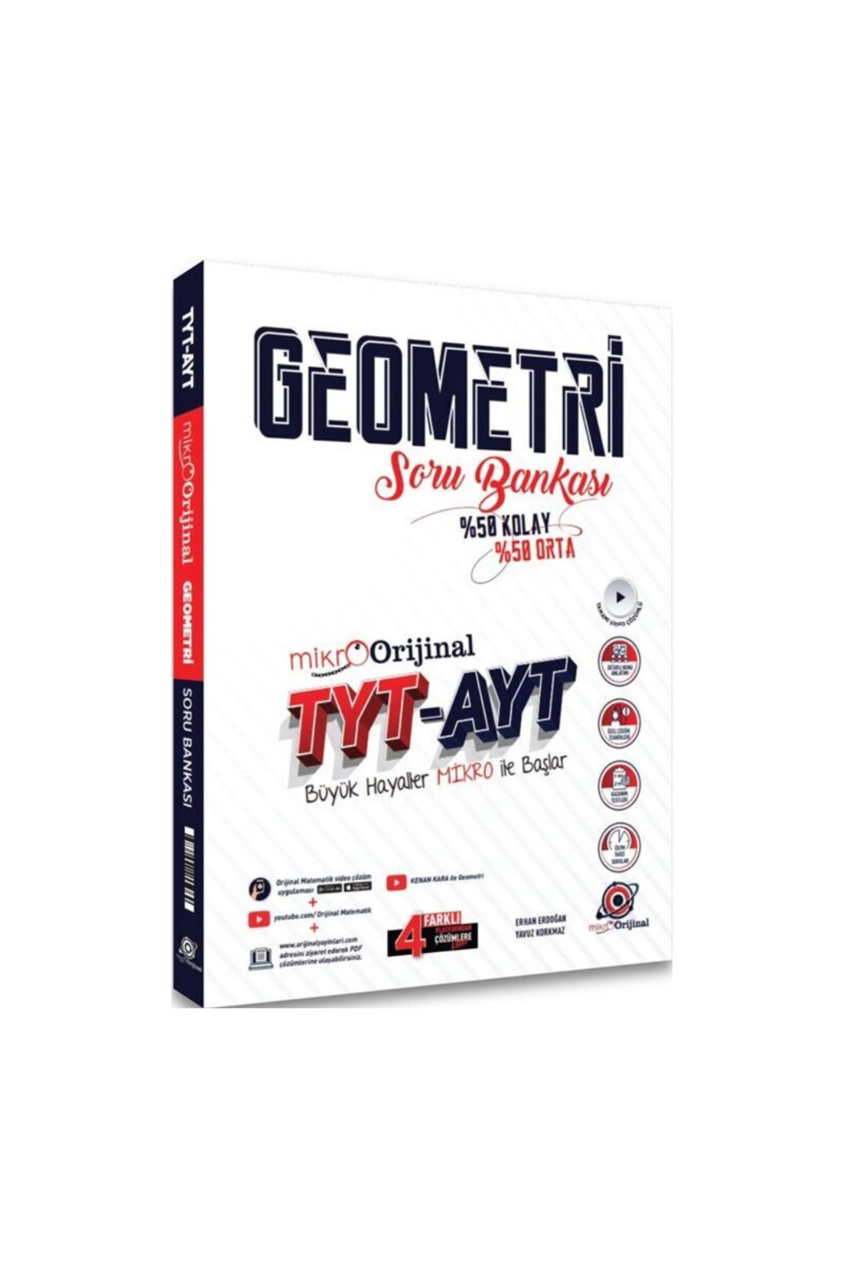 Orijinal Yayınları Orijinal Yayınları TYT AYT Geometri Mikro Soru Bankası