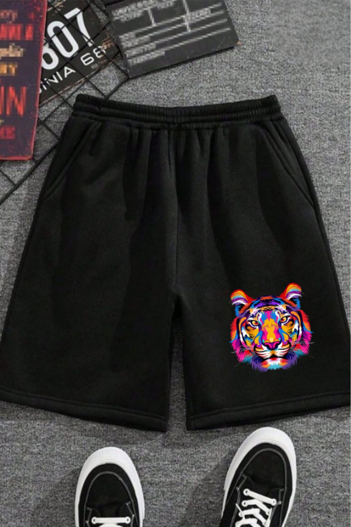 artı4 Baskılı Unisex Şort