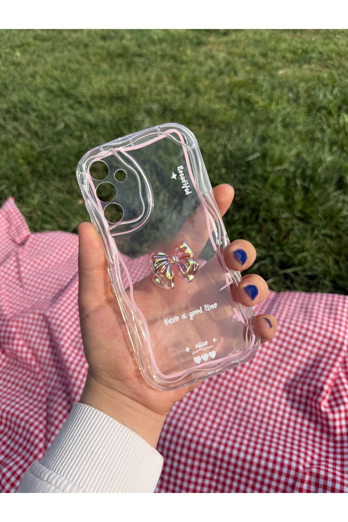 MustCase Samsung Galaxy A06 Uyumlu Kılıf Dalga Kenarlı Darbeye Karşı Korumalı Yumuşak Slikon Şeffaf Kılıf