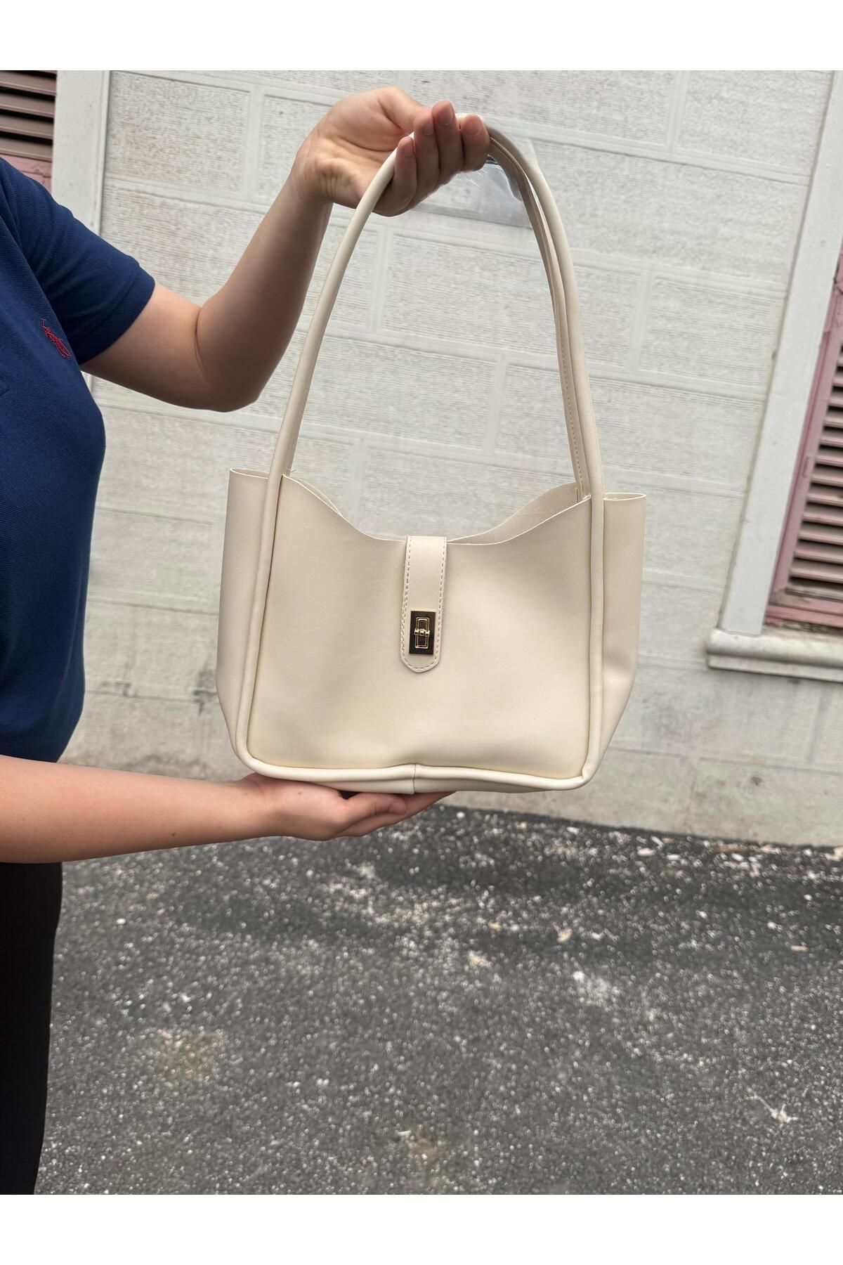Rose bags Ayarlanabilir askılı ve yavrulu el kol ve omuz çantası