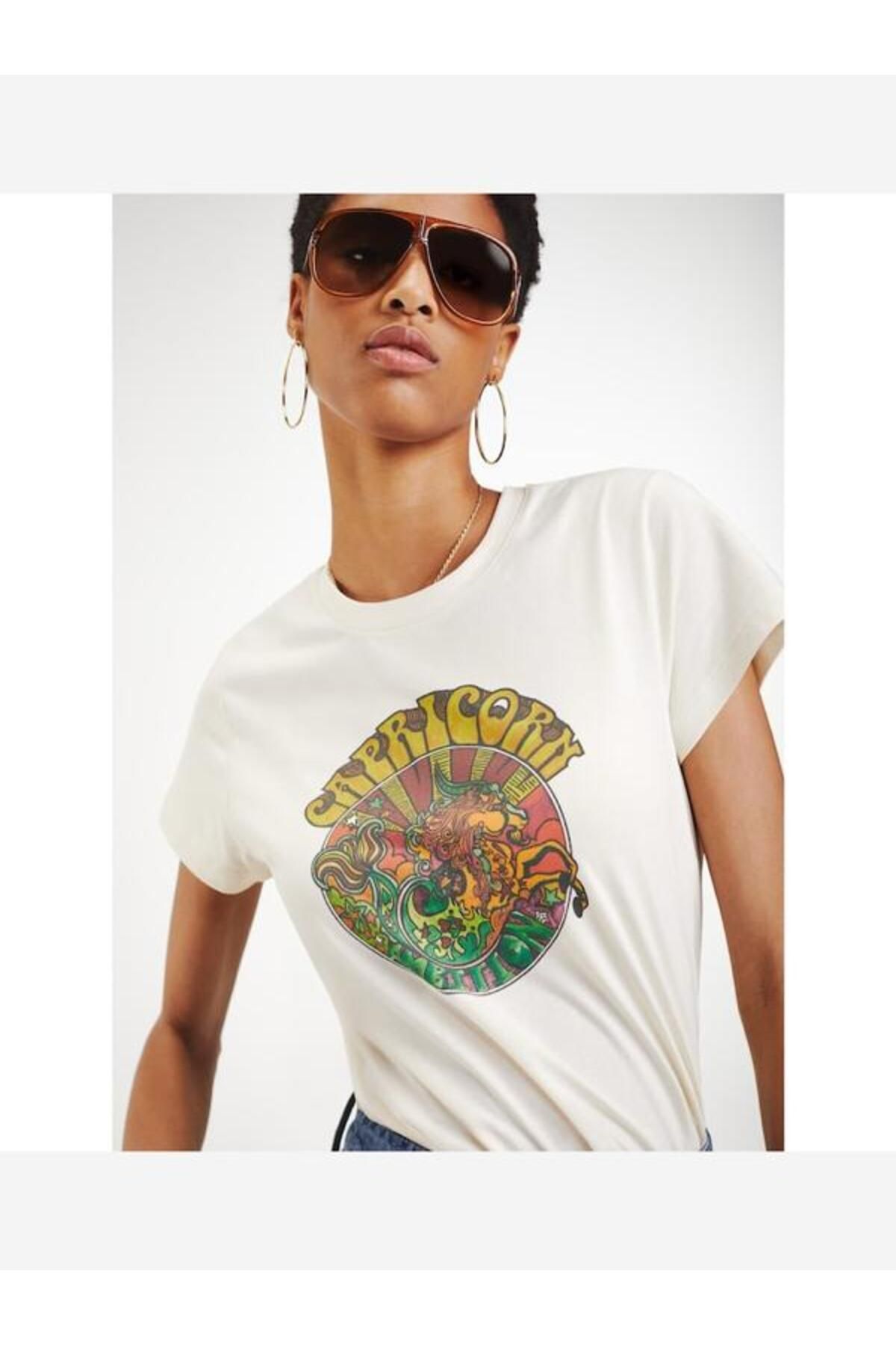 Tommy Hilfiger New collection zendaya women t-shirt capricorn zodiac sign logo