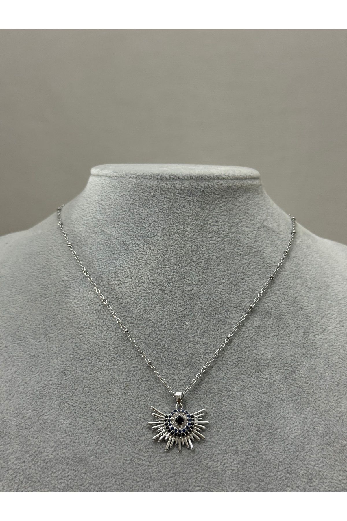 XUPING JEWELRY 18K zirkon taşlı çelik kolye paslanmaz kararmaz