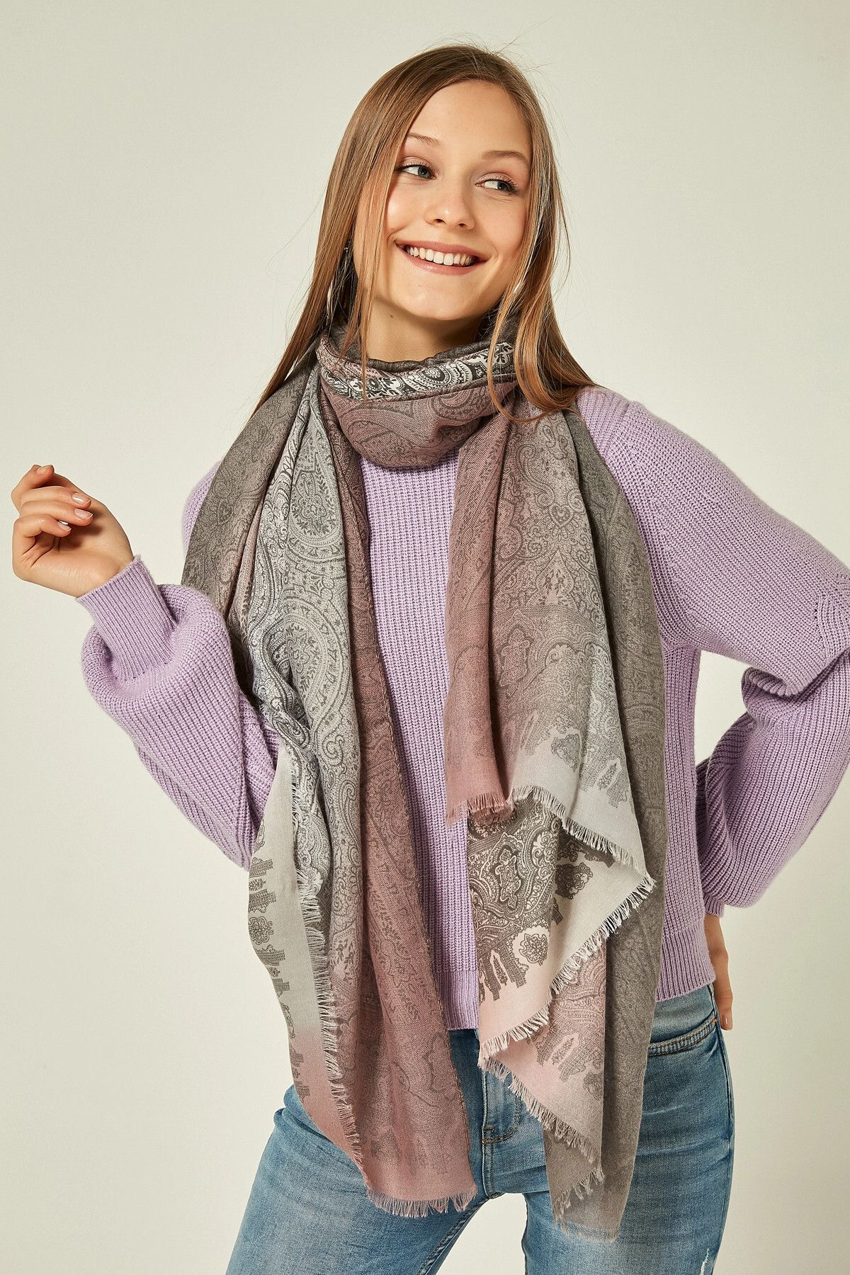 bacc Pembe Etro Desenli Şal BCNSV-2511189