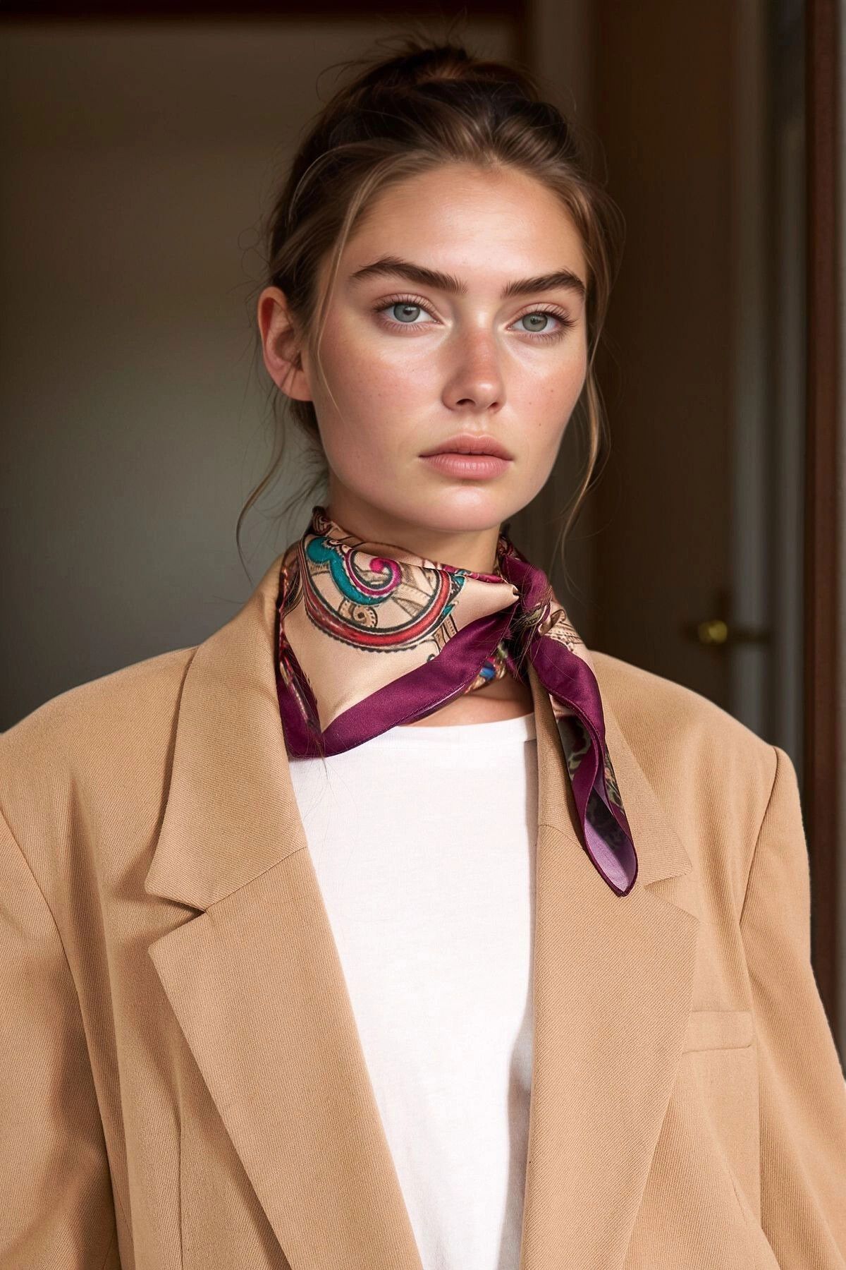 bacc Mor Etro Desenli Bandana Fular BCNSV-2513458