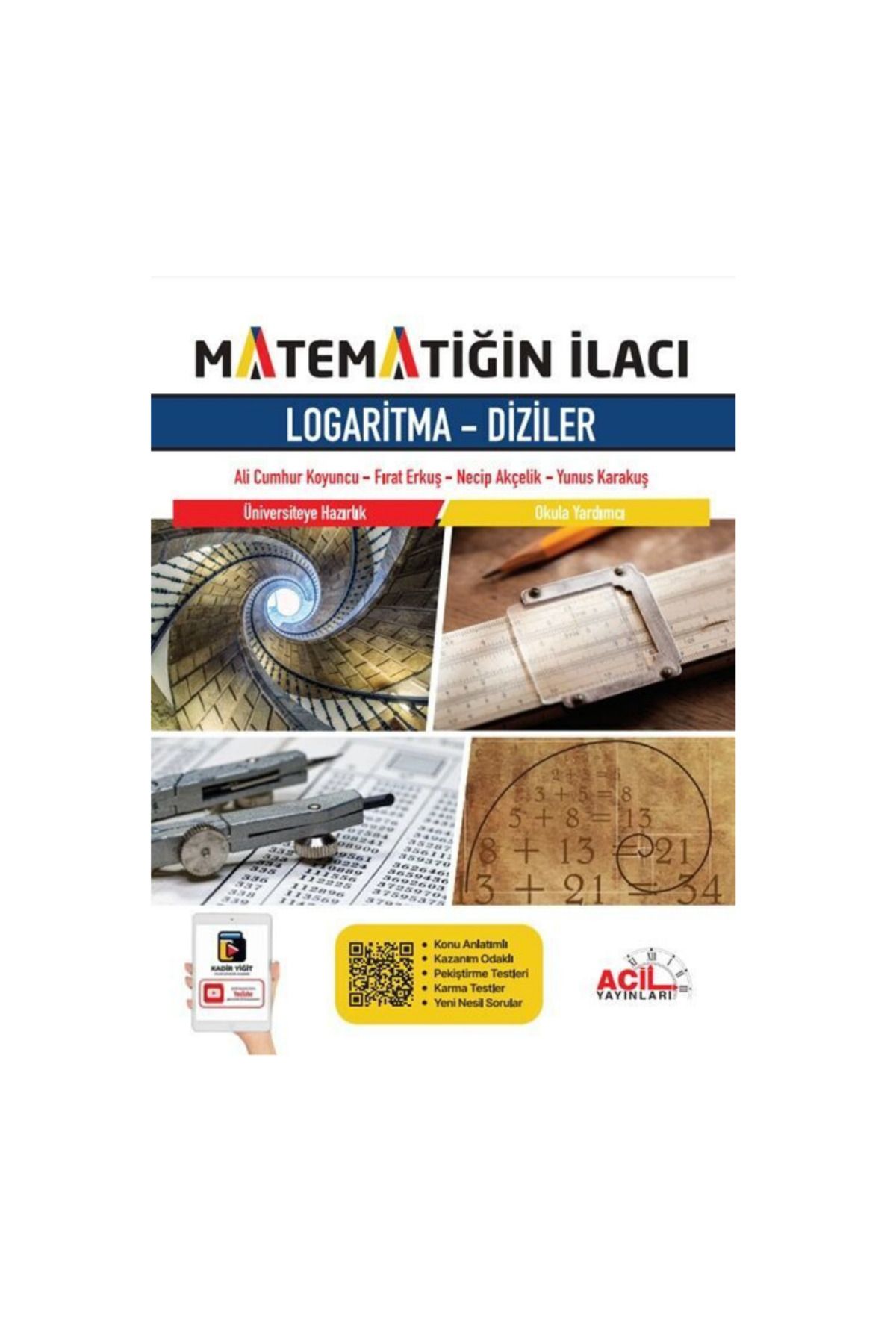 Acil Yayınları Acil Yayınları Matematiğin İlacı TYT Acil Matematik Logaritma Diziler