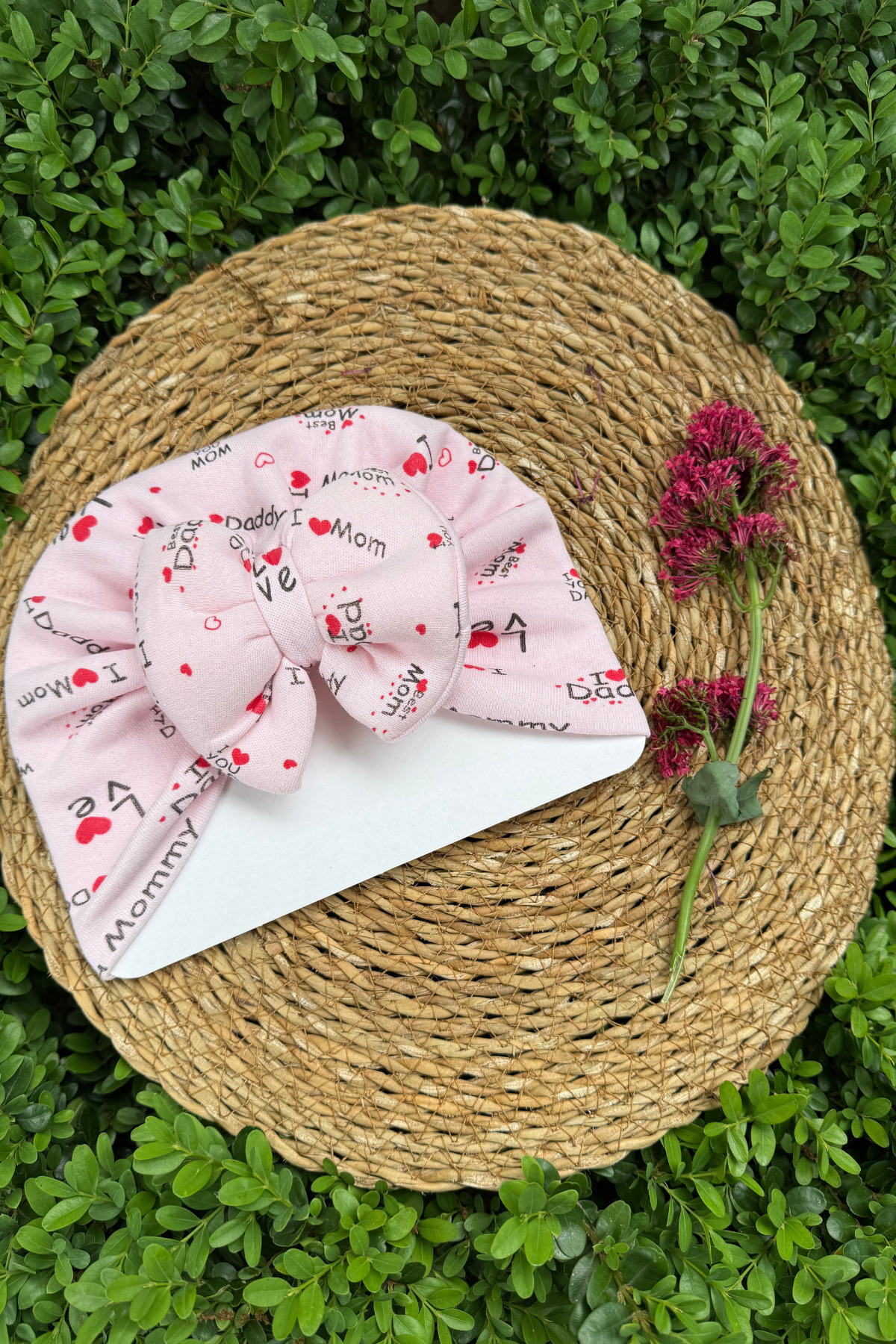 MASENKIDS BEBEK BONE & BANDANA ÇİFT KAT FİYONKLU KARIŞIK DESENLİ 2'Lİ SET fotoğrafı 2 (önizleme)