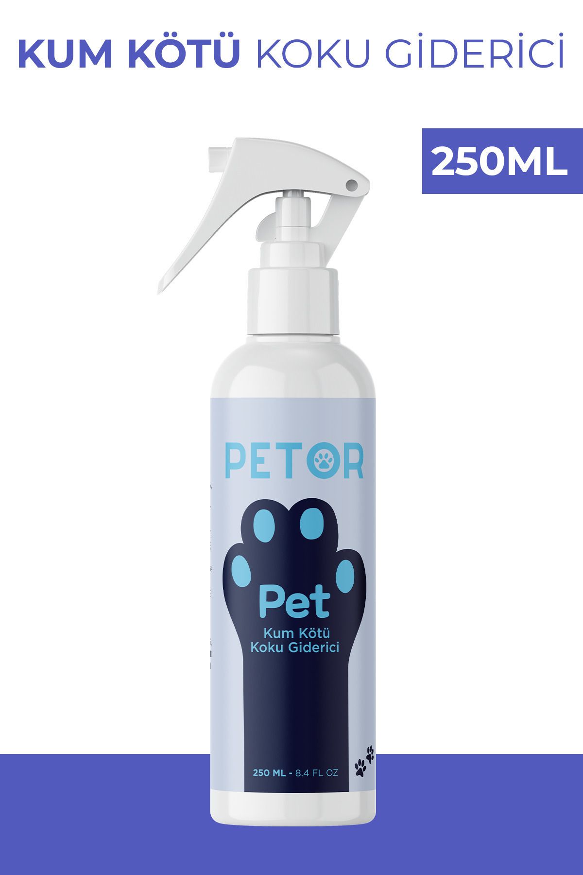 Petor Doğal Parfümlü Pet Kum Kötü Koku Giderici 250ml