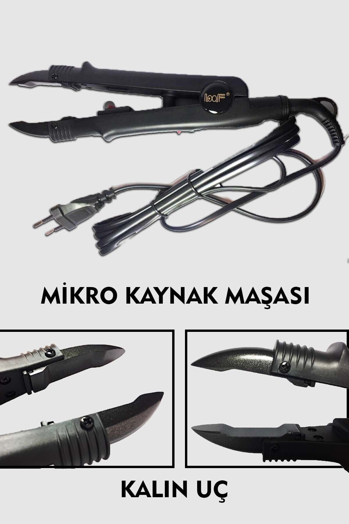 teknotrust Kalın uçlu Siyah Saç Kaynak Makinesi - 9mm