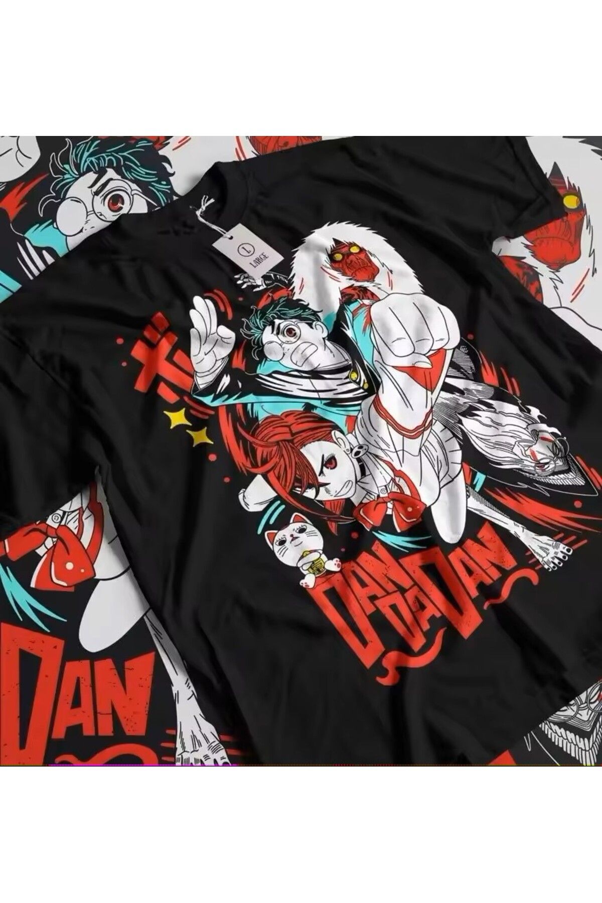 LEIVOR Dandadan Okarun Momo Ayase Baskılı T-shirt