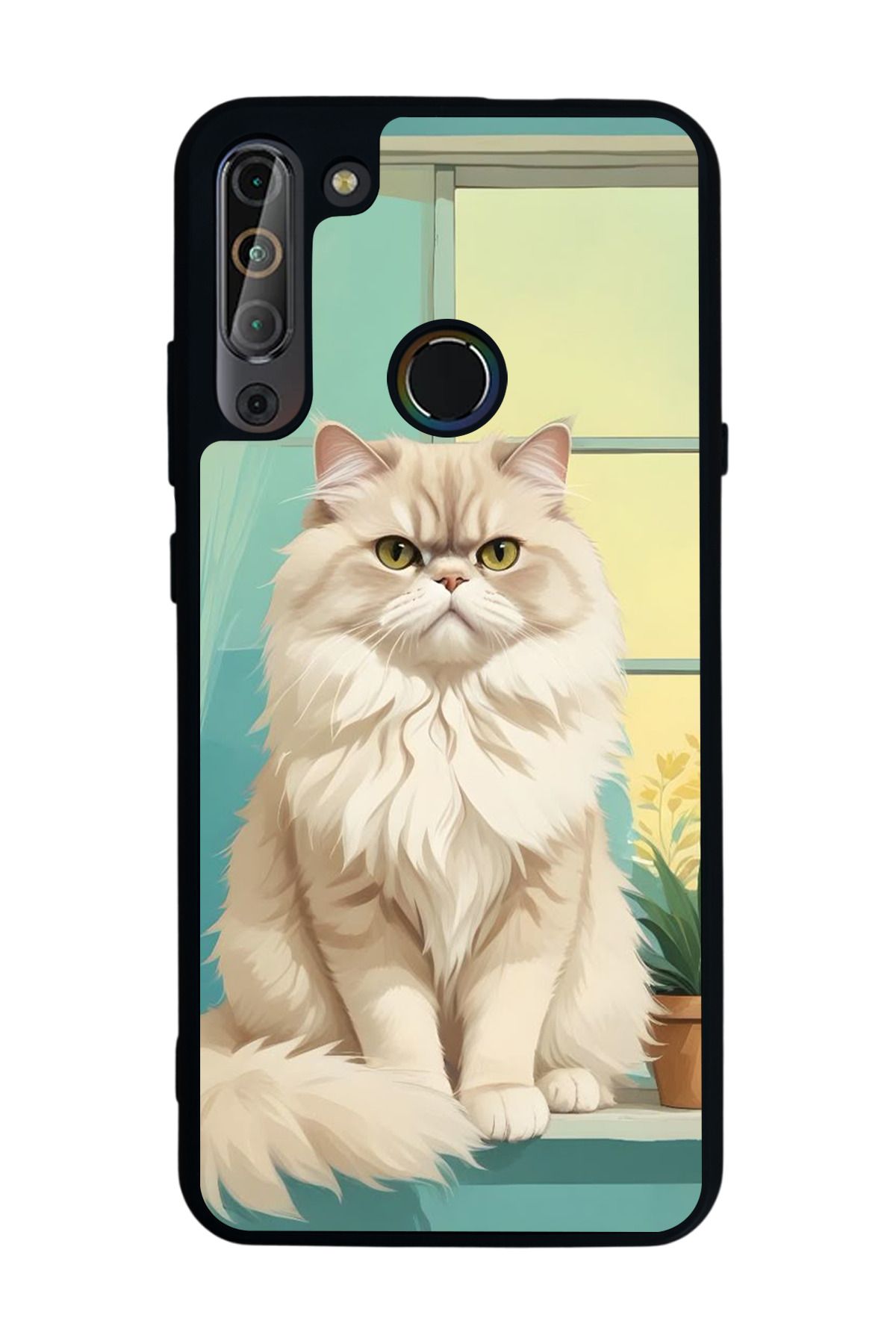 CASPER Via X20 Uyumlu Mat Siyah Kılıf – Yumuşak Silikon, Koruyucu, Şok Emici Kapak