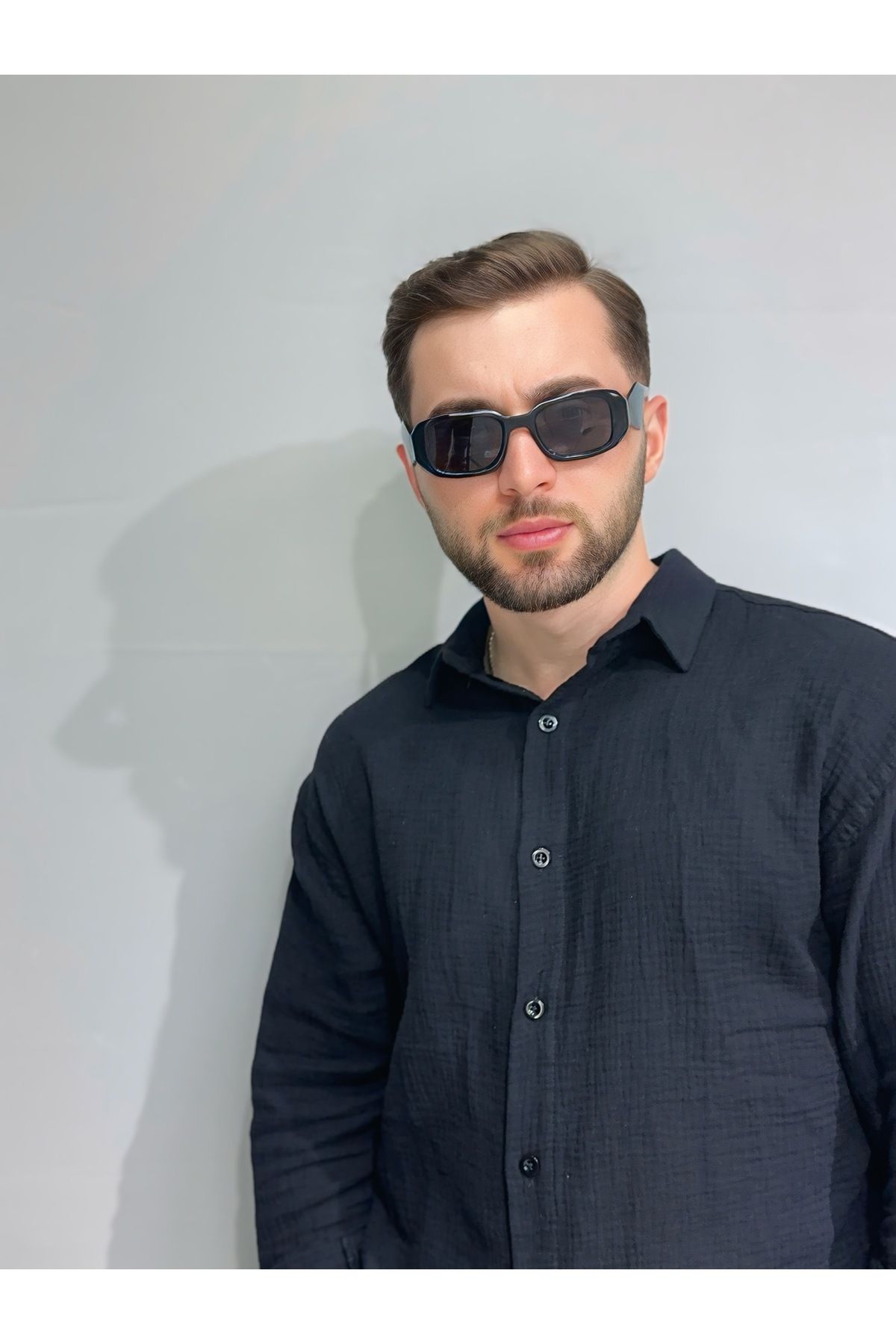 ZELİOR Unisex Dikdörtgen Güneş Gözlüğü