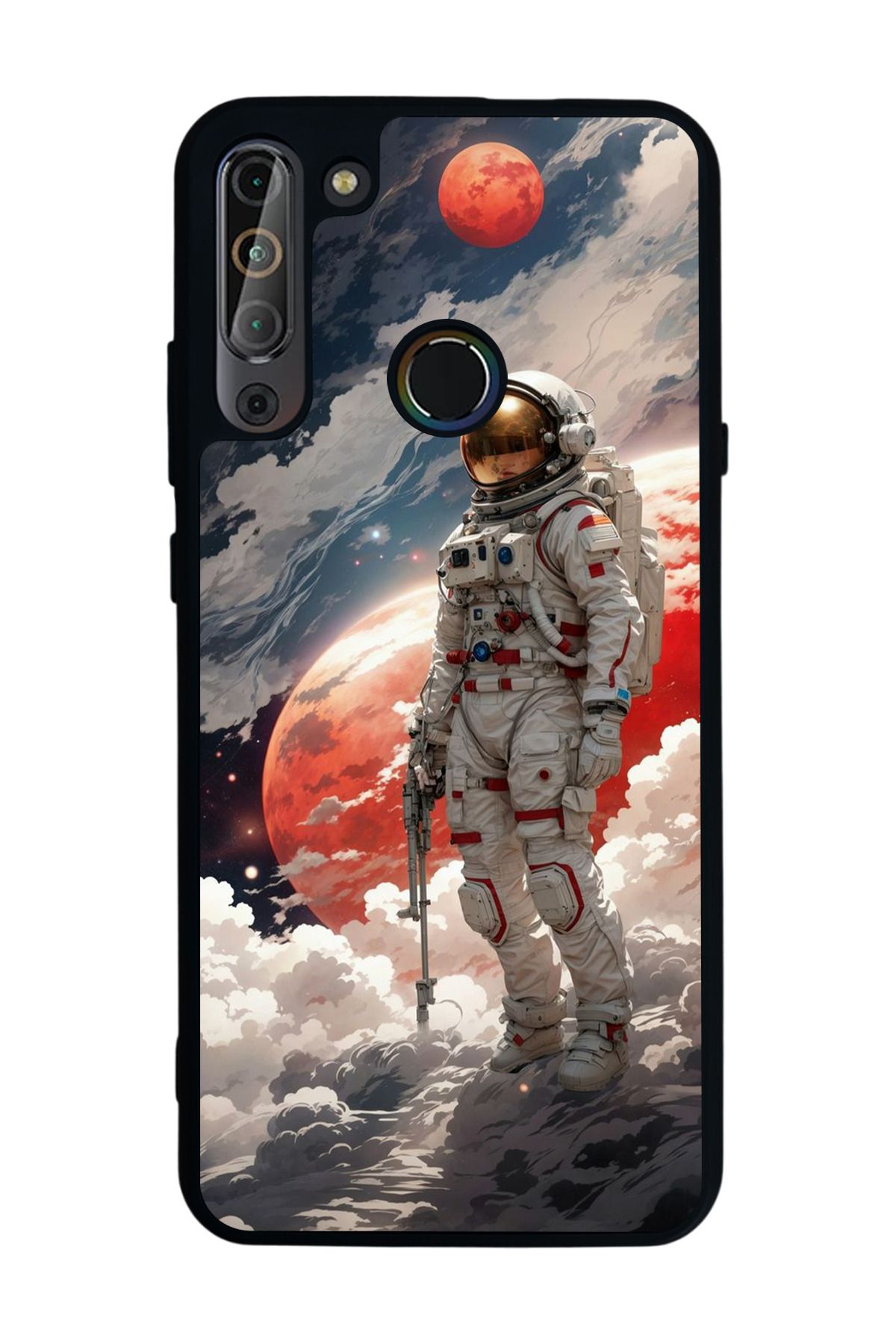 CASPER Via X20 Uyumlu Mat Siyah Kılıf – Yumuşak Silikon, Koruyucu, Şok Emici Kapak
