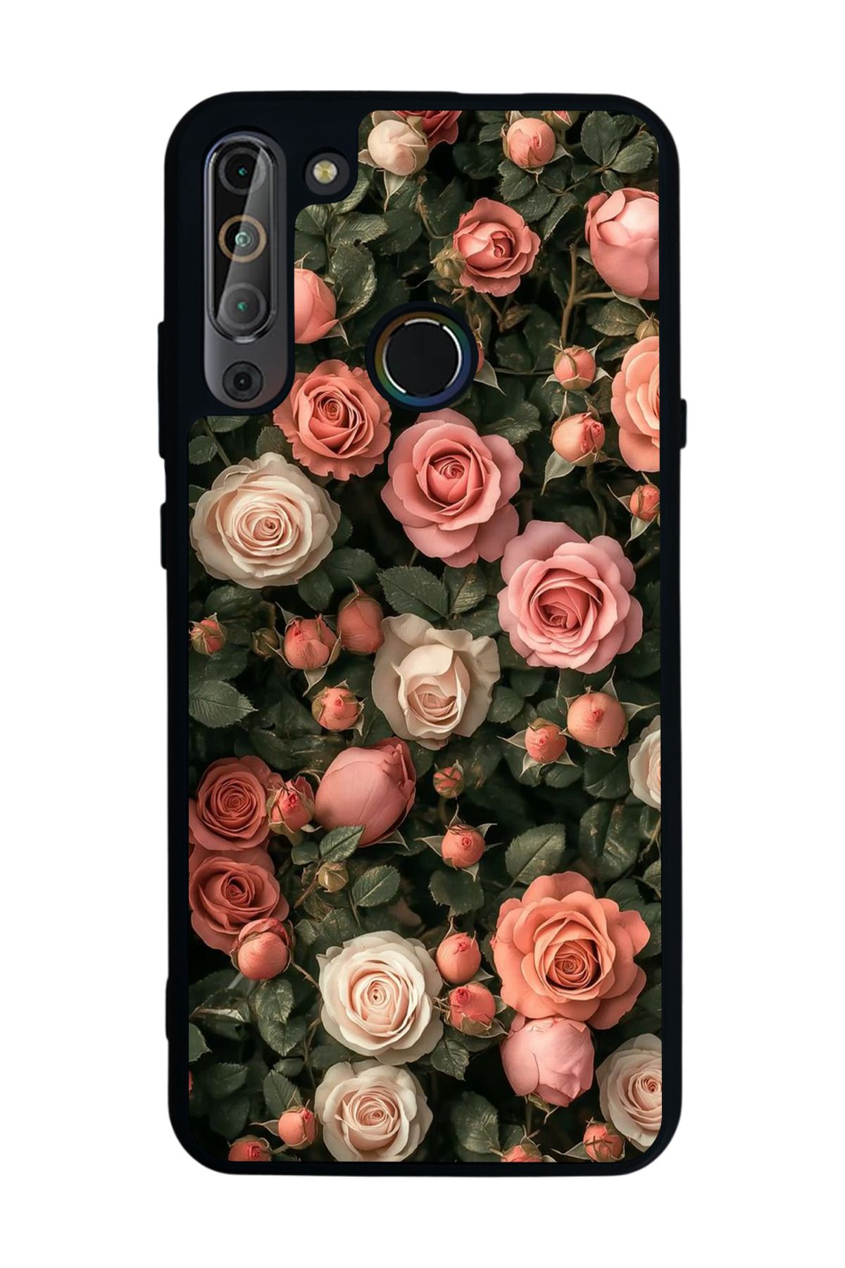 CASPER Via X20 Uyumlu Mat Siyah Kılıf – Yumuşak Silikon, Koruyucu, Şok Emici Kapak