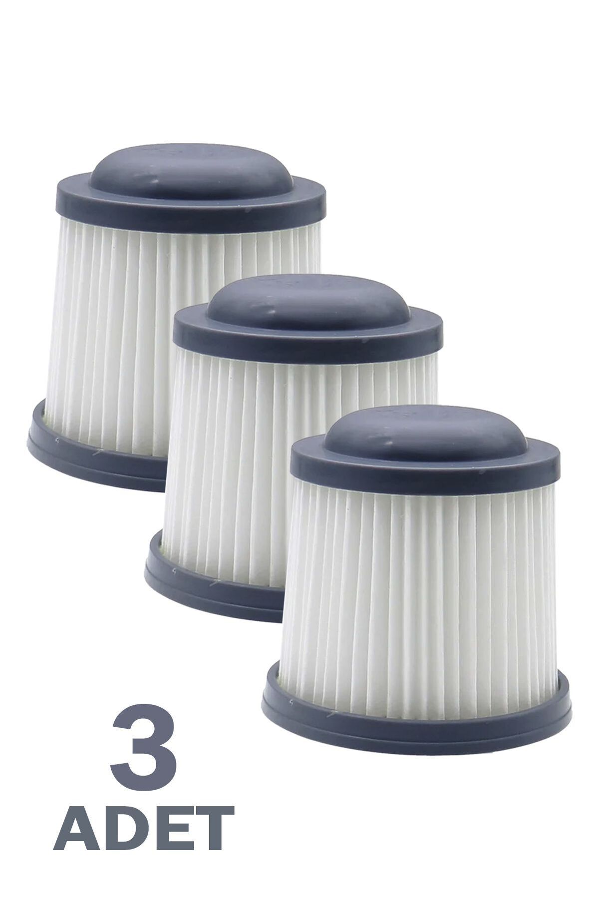 Marketto BLACK & DECKER 90552433 Uyumlu 3'lü Hepa Filtre Seti