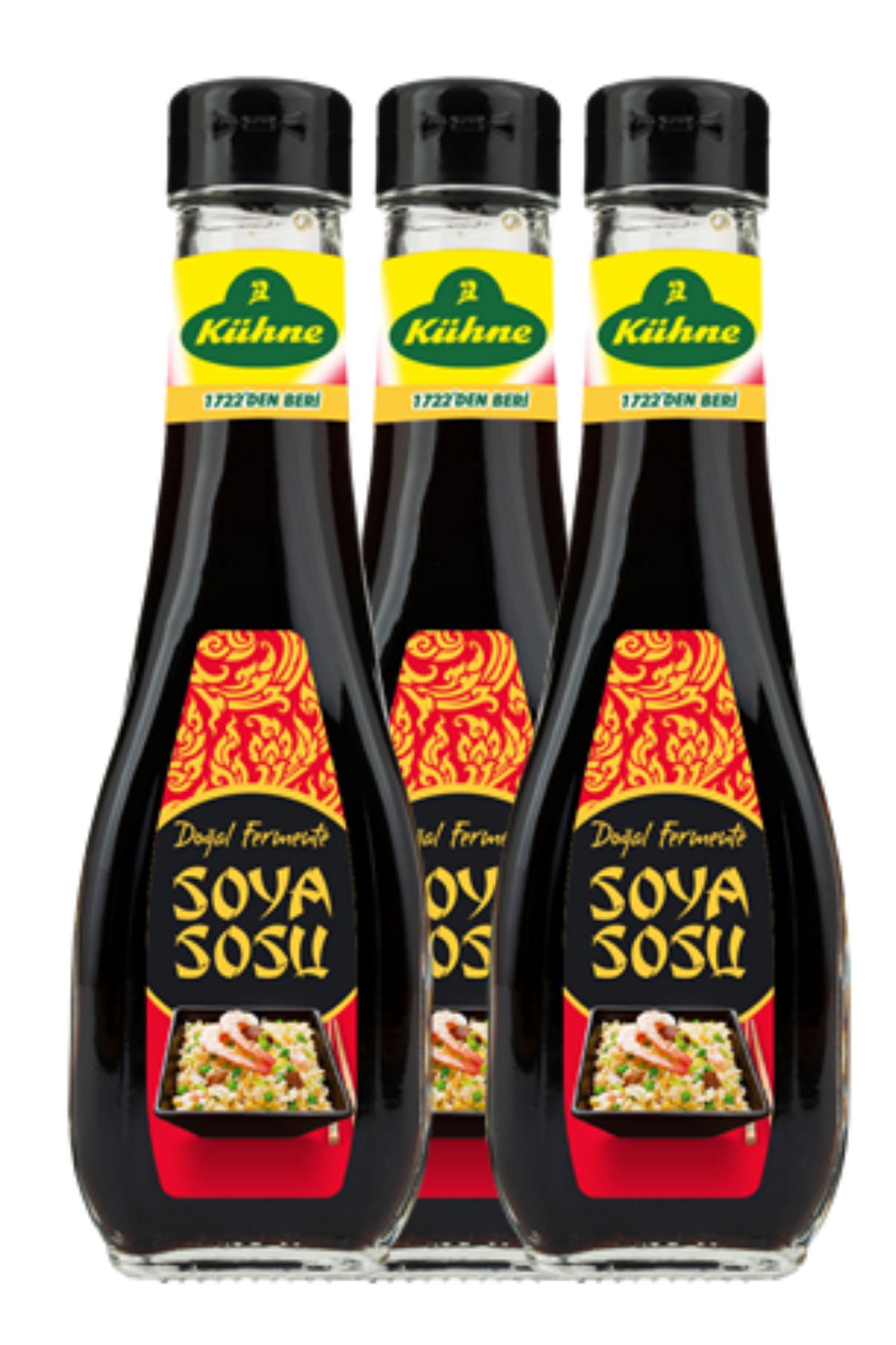 Kühne Soya Sosu Doğal Fermente 250 ml x 3 Adet