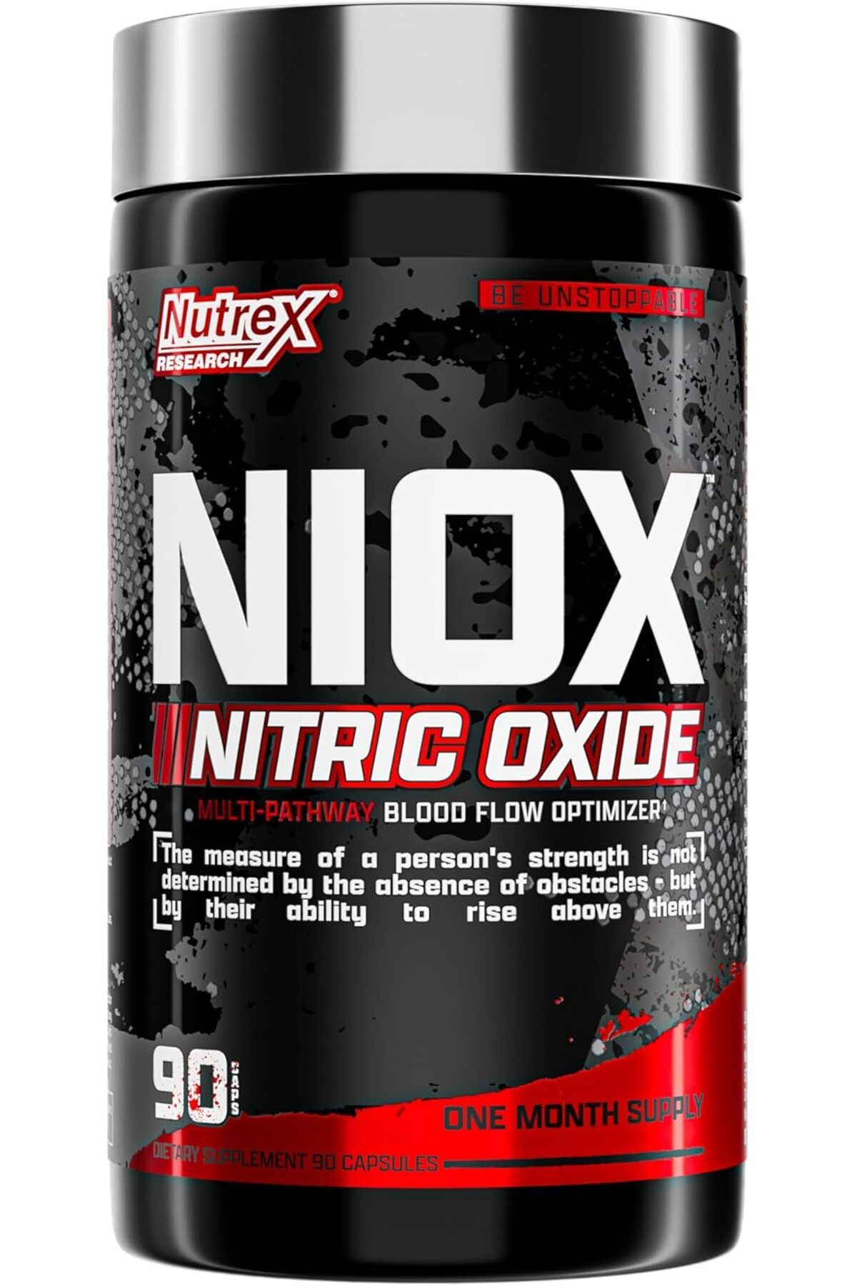 Nutrex Niox Nitric Oxide Arginine Nitrate+Vitamin C Muscle Pump Booster 90 Tablet