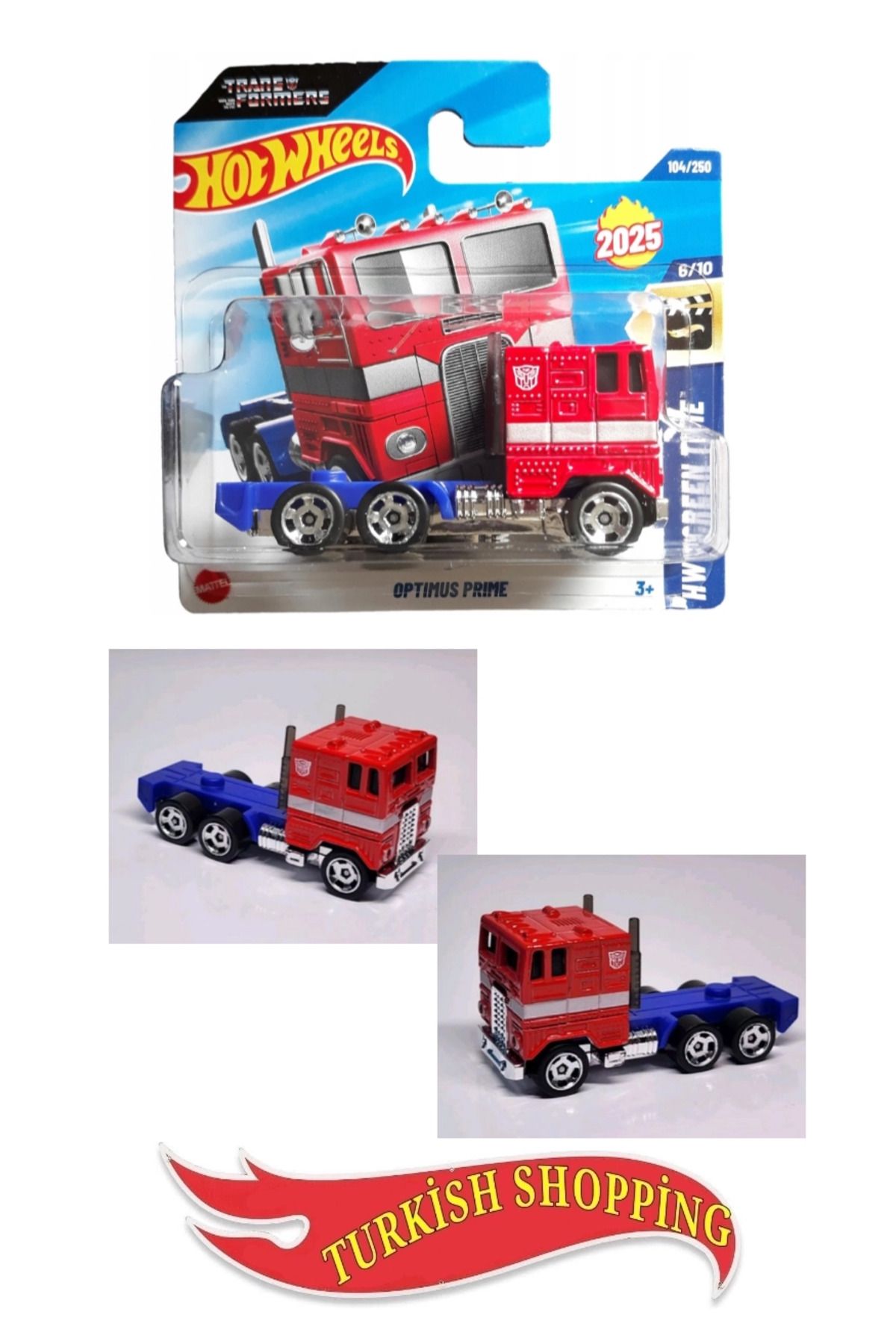 HOT WHEELS 2025 Case 1/64 Ölçek Optimus Prime Tır