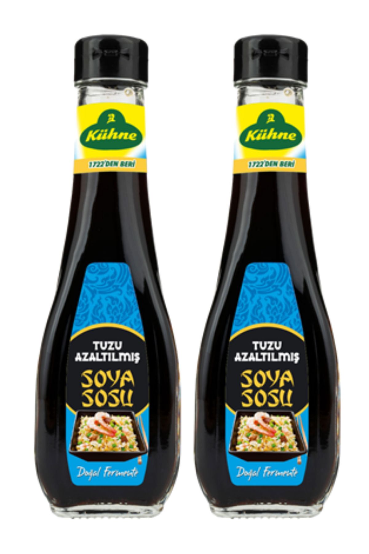 Kühne Tuzu Azaltılmış Soya Sosu 250 ml x 2 Adet