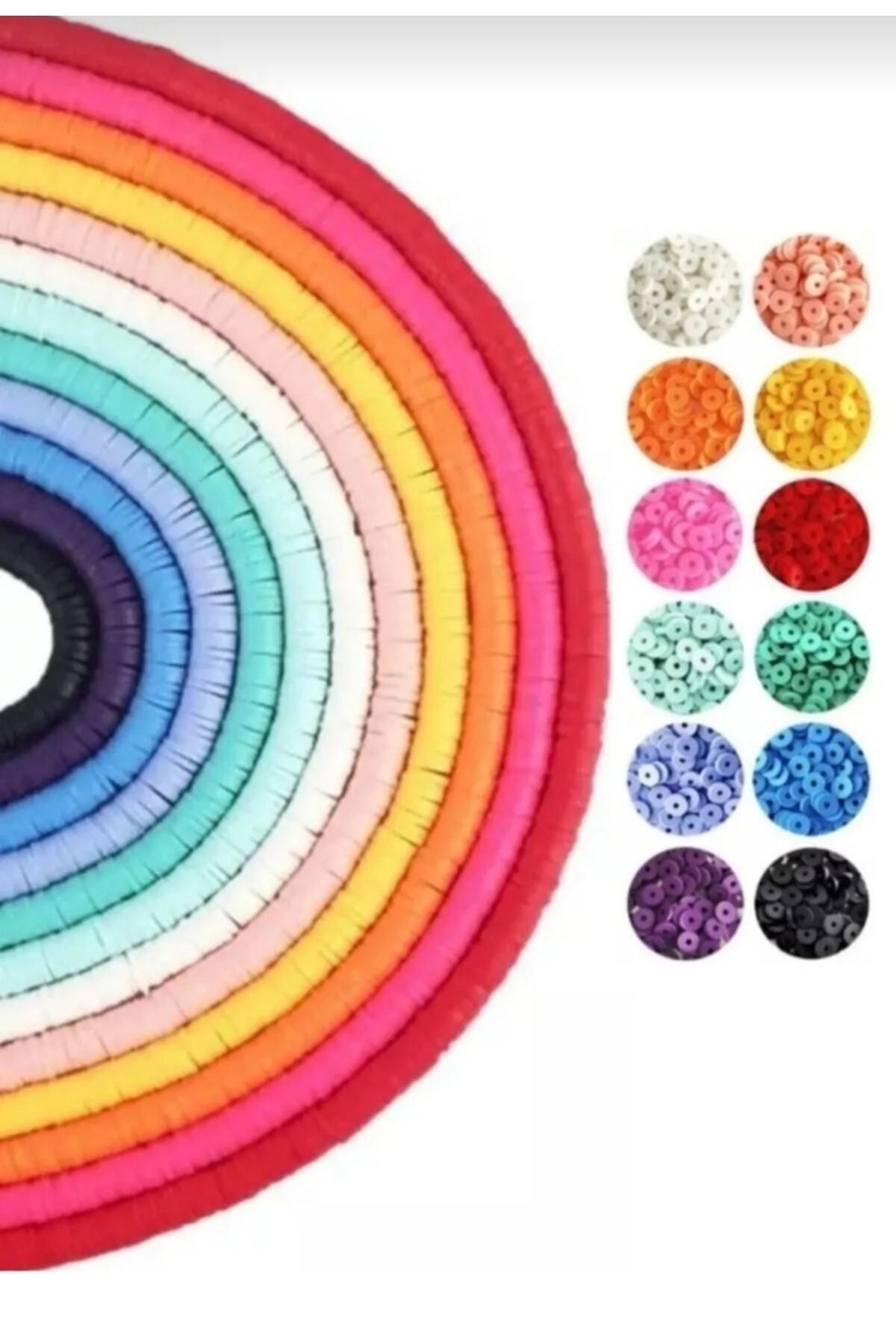 yiğit aksesuar 4 Mm Fimo Boncuk Seti 12 Renk