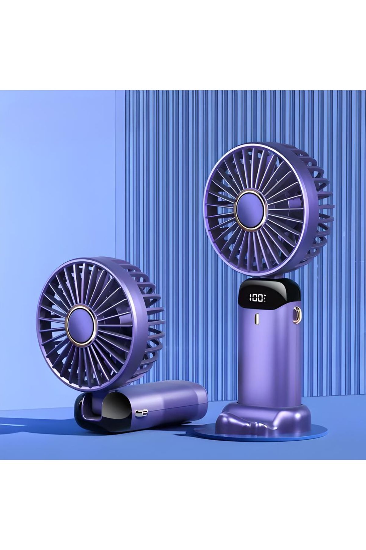 Nextron Şarjlı Masa El Boyun Ve Seyahat Vantilatörü Taşınabilir A+Kalite Yüksek Şarj Kapasiteli Mini Fan