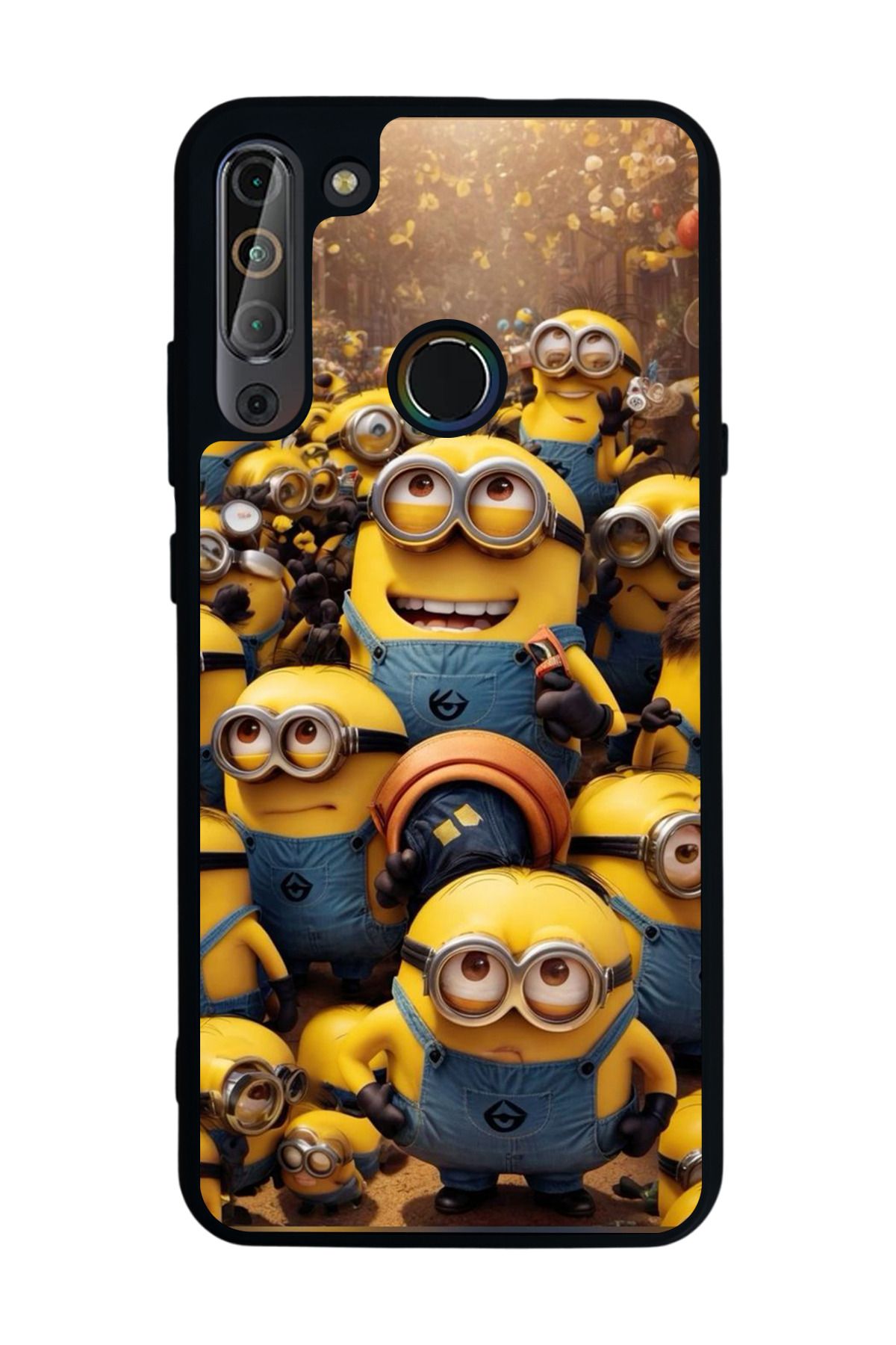 CASPER Via X20 Uyumlu Mat Siyah Kılıf – Yumuşak Silikon, Koruyucu, Şok Emici Kapak