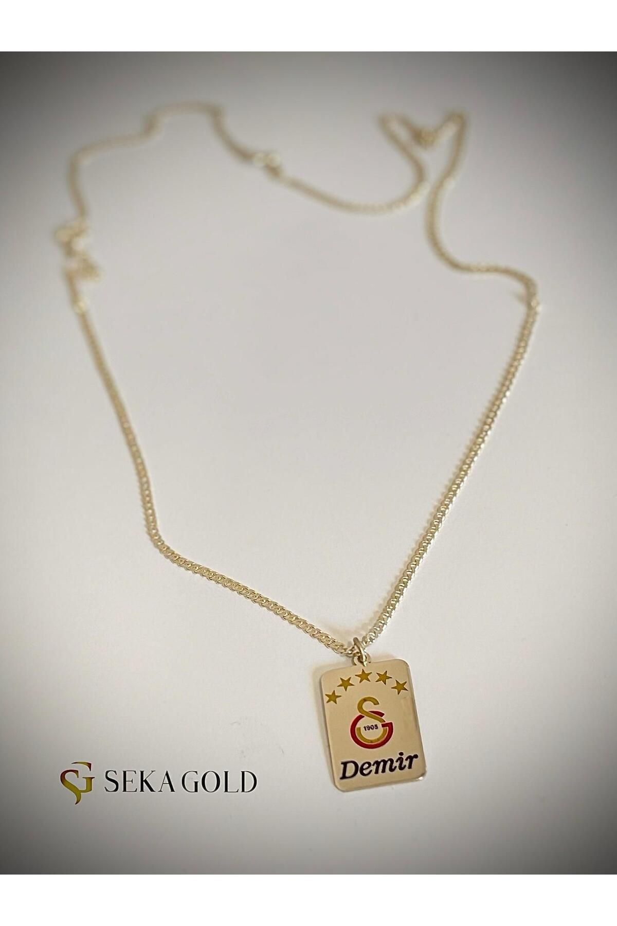 Seka gold ❤️💛Cimbom Özel İsim Kolyesi🦁