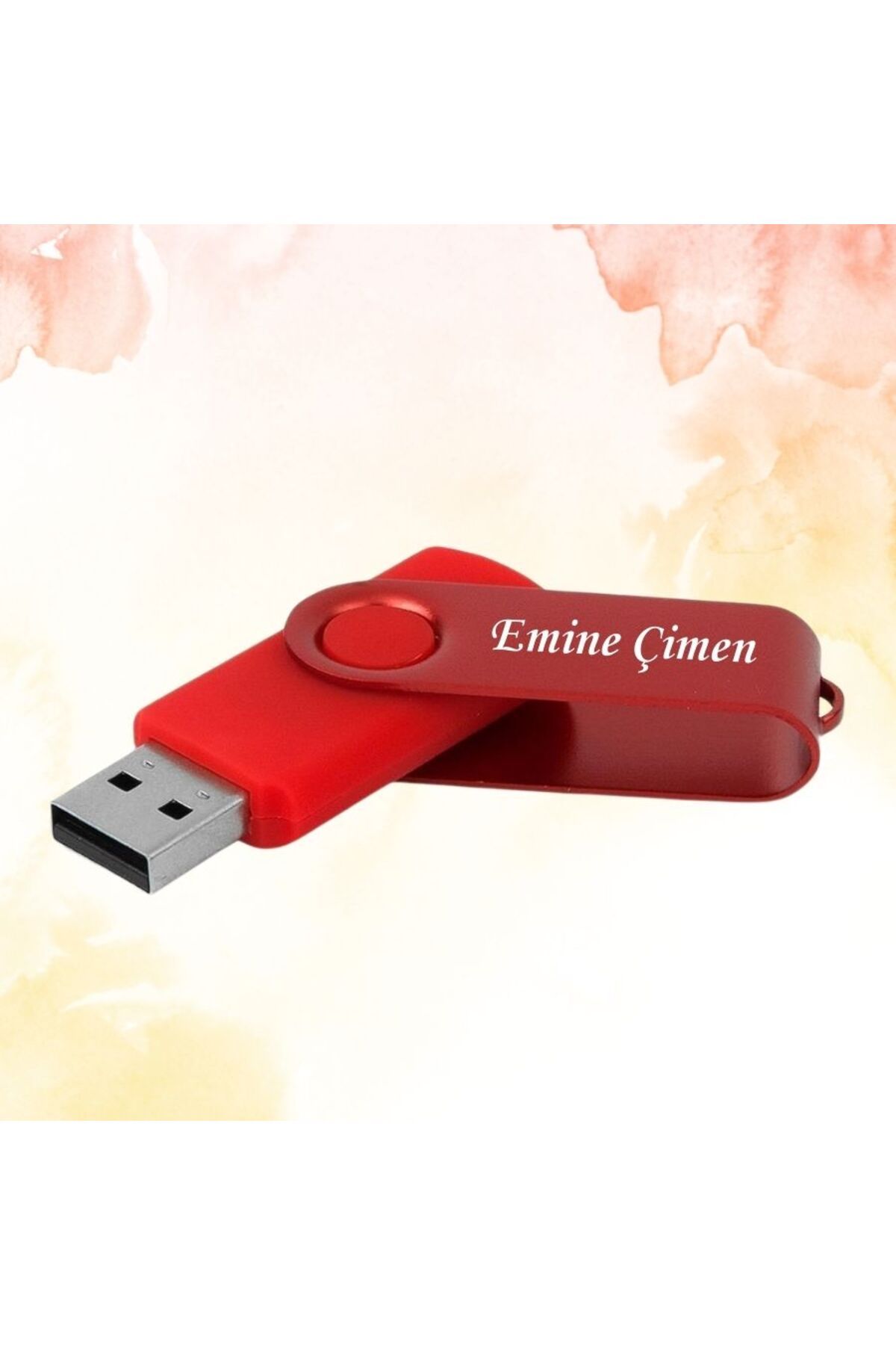 HediyesiBizden KİŞİYE ÖZEL İSİM BASKKILI PLASTİK KUTULU USB BELLEK 2.0