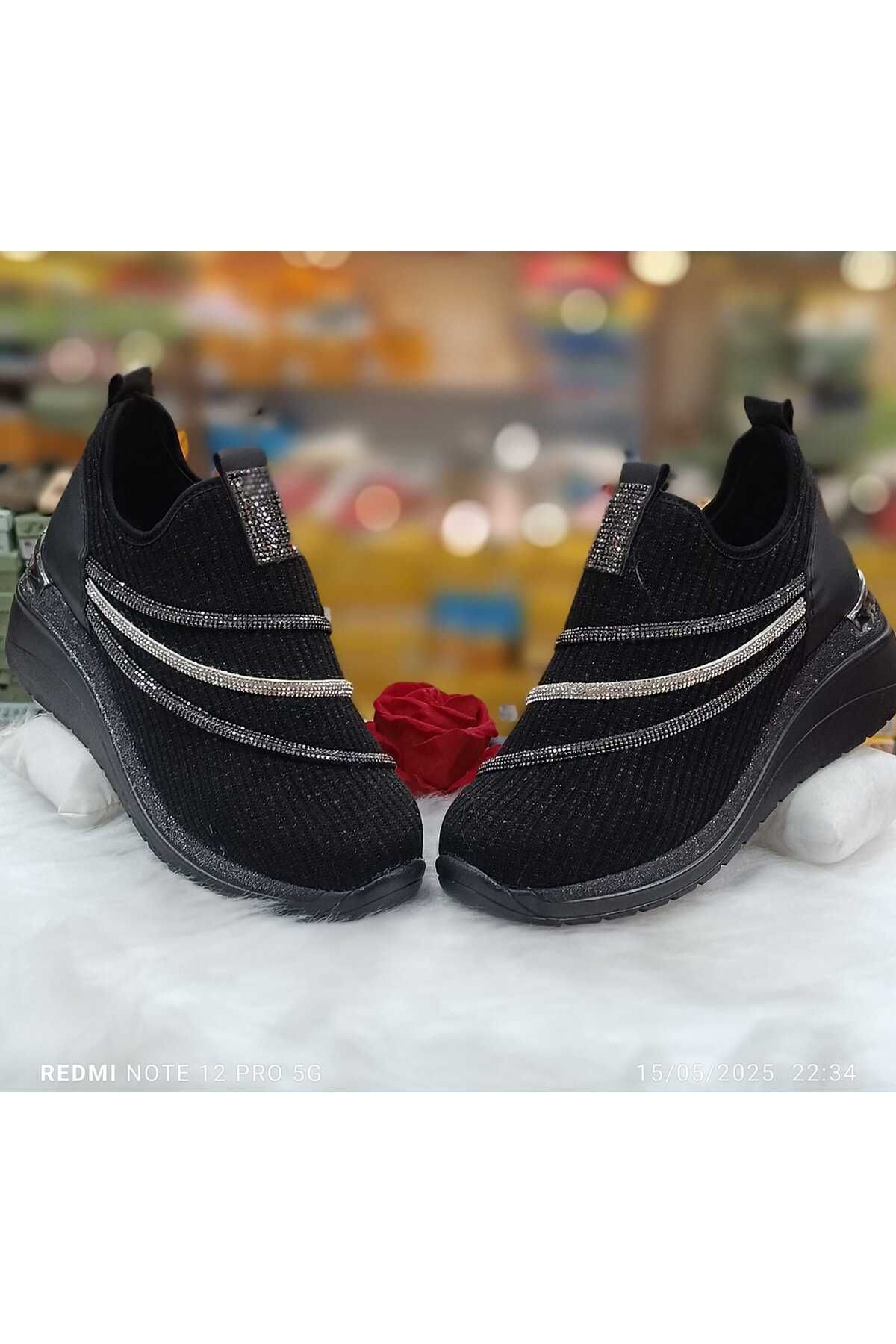 maxonal Simli kadın sneaker