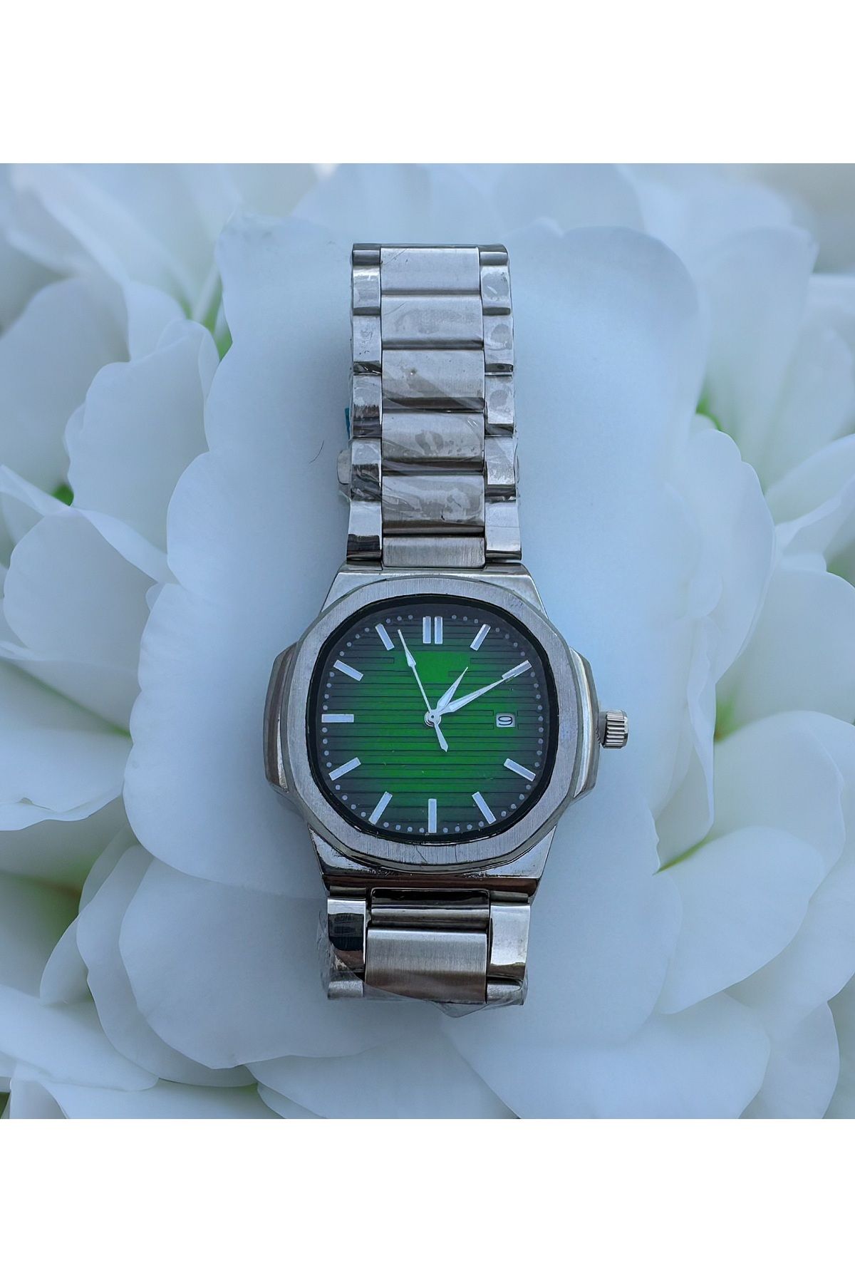 MR Patek Model Lüks Tasarım Yeşil Kadran Saat