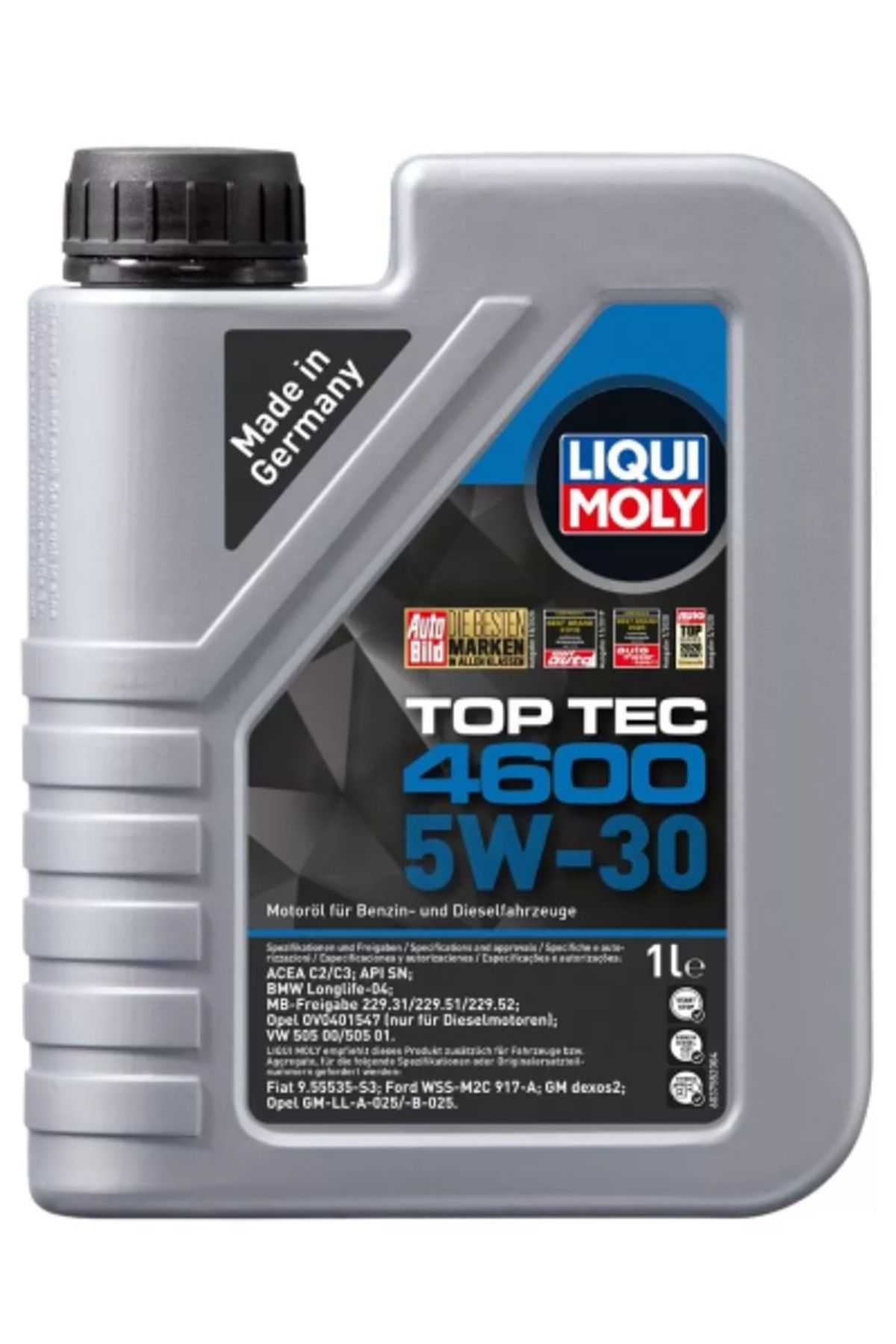 Liqui Moly TopTec 4600 5W-30 (1 Litre) Yeni Üretim Tarihli