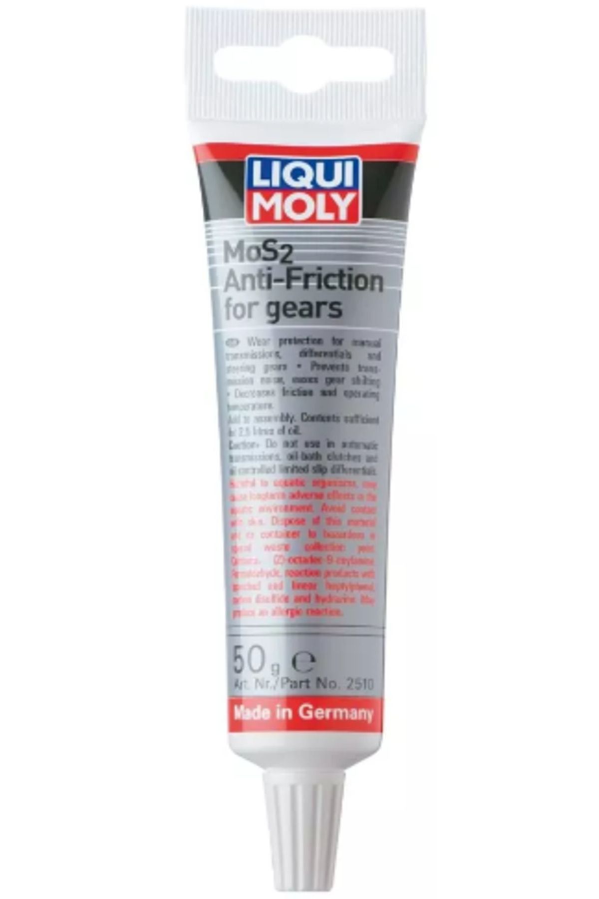 Liqui Moly Mos2 Katkılı Dişli Sürtünme Önleyici (50 Gram) Yeni Üretim Tarihli