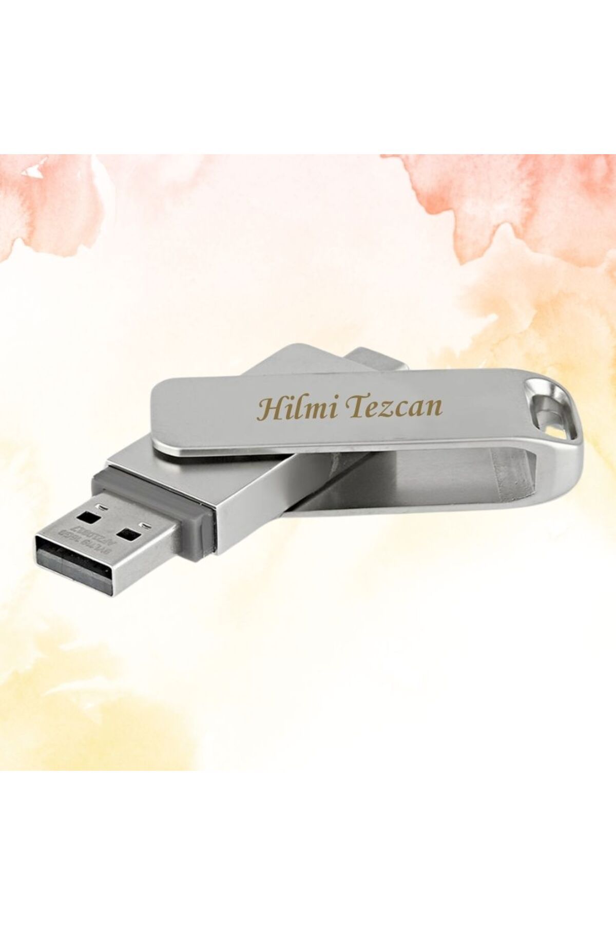 HediyesiBizden KİŞİYE ÖZEL İSİM BASKILI METAL KUTULU TYPE-C OTG USB BELLEK