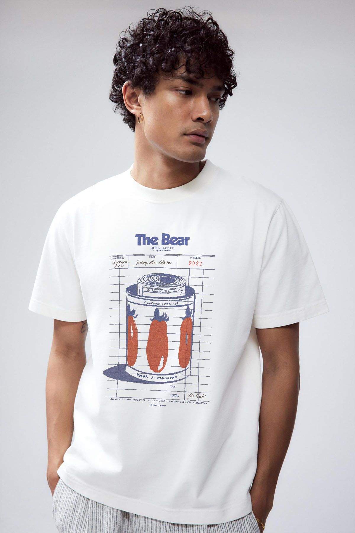 Tee&more. Unisex Regular Fit The Bear Adisyon Baskılı Premium T-shirt