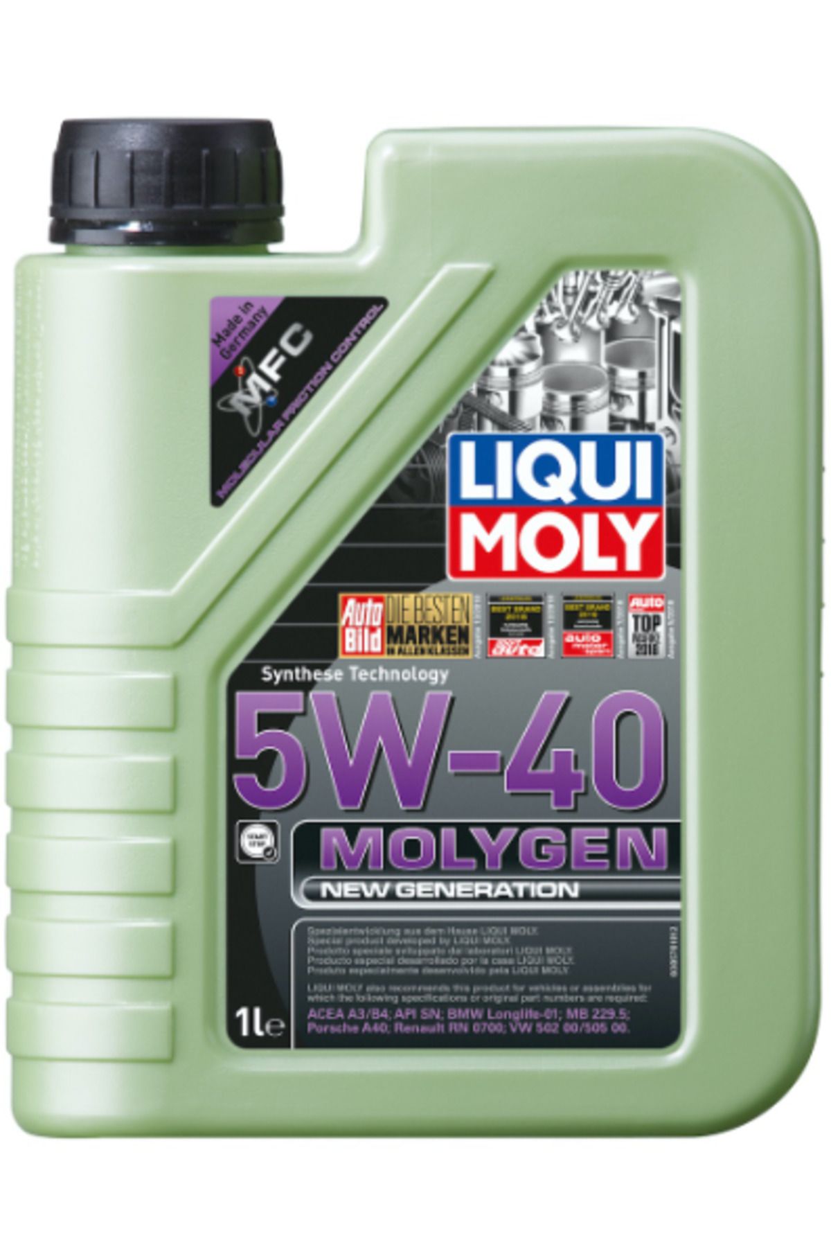 Liqui Moly Molygen New Generation 5W-40 (1 Litre) Yeni Üretim Tarihli