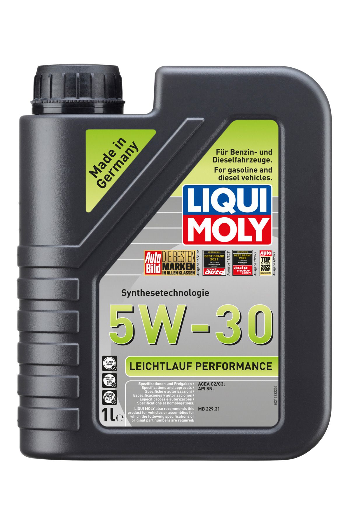 Liqui Moly Leichtlauf Performance 5W-30 (1 Litre) Yeni Üretim Tarihli