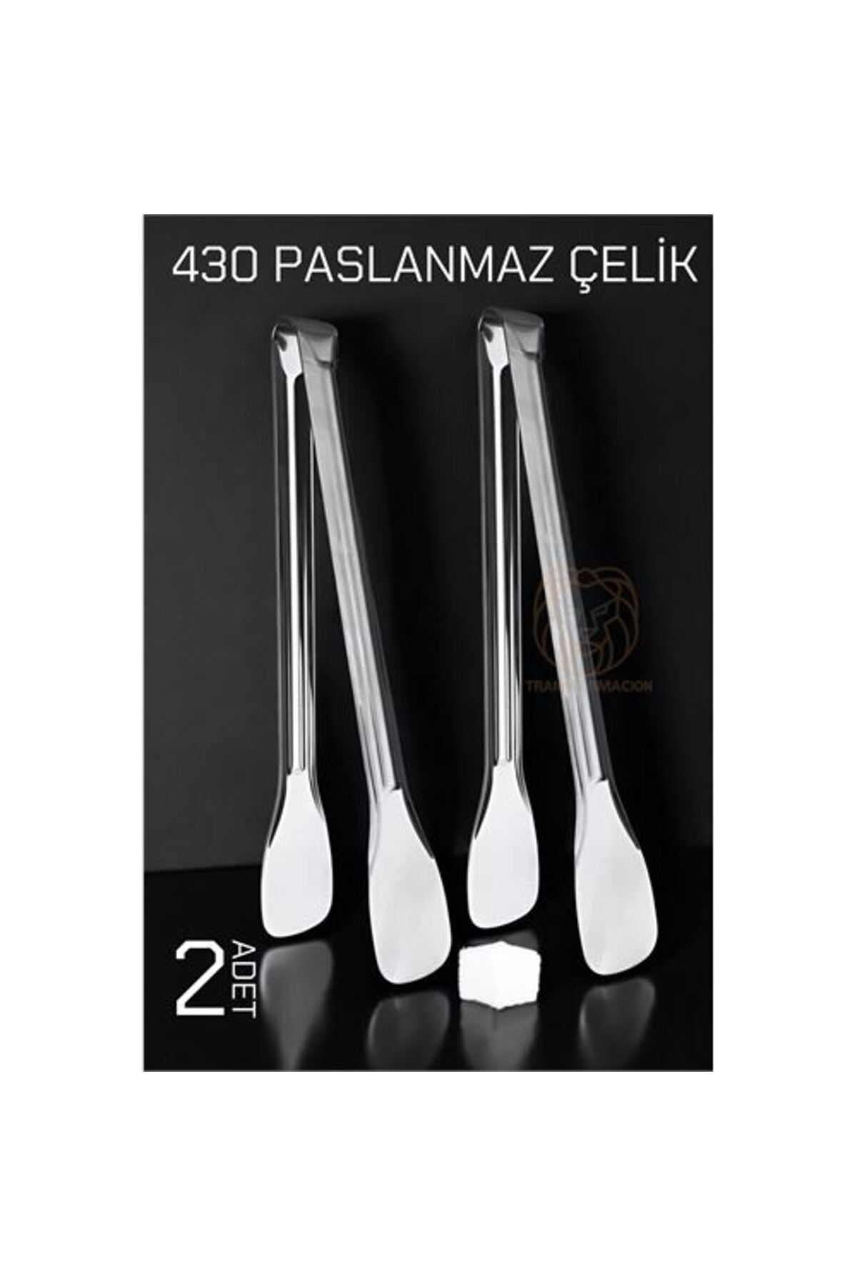 pazarella Mini Şeker Maşası Paslanmaz Zazzeri Classic 2 ADET