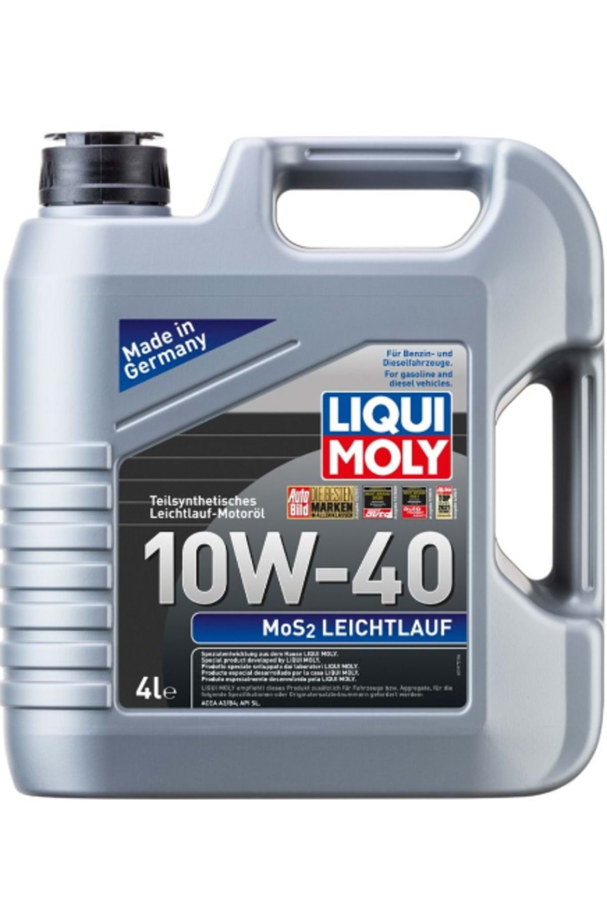 Liqui Moly MoS2 Leichtlauf 10W-40 Motor Yağı (4 Litre) Yeni Üretim Tarihli