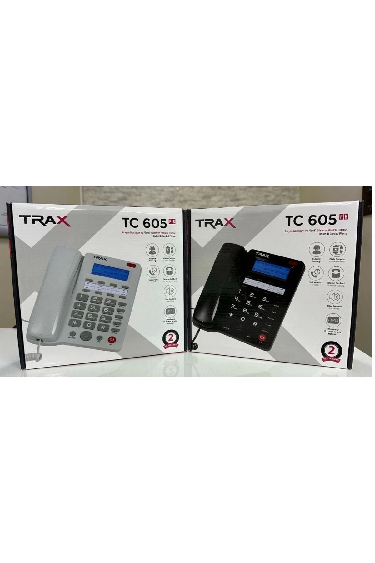 emosavm Ekranlı Masaüstü Kablolu Telefon Tc-605