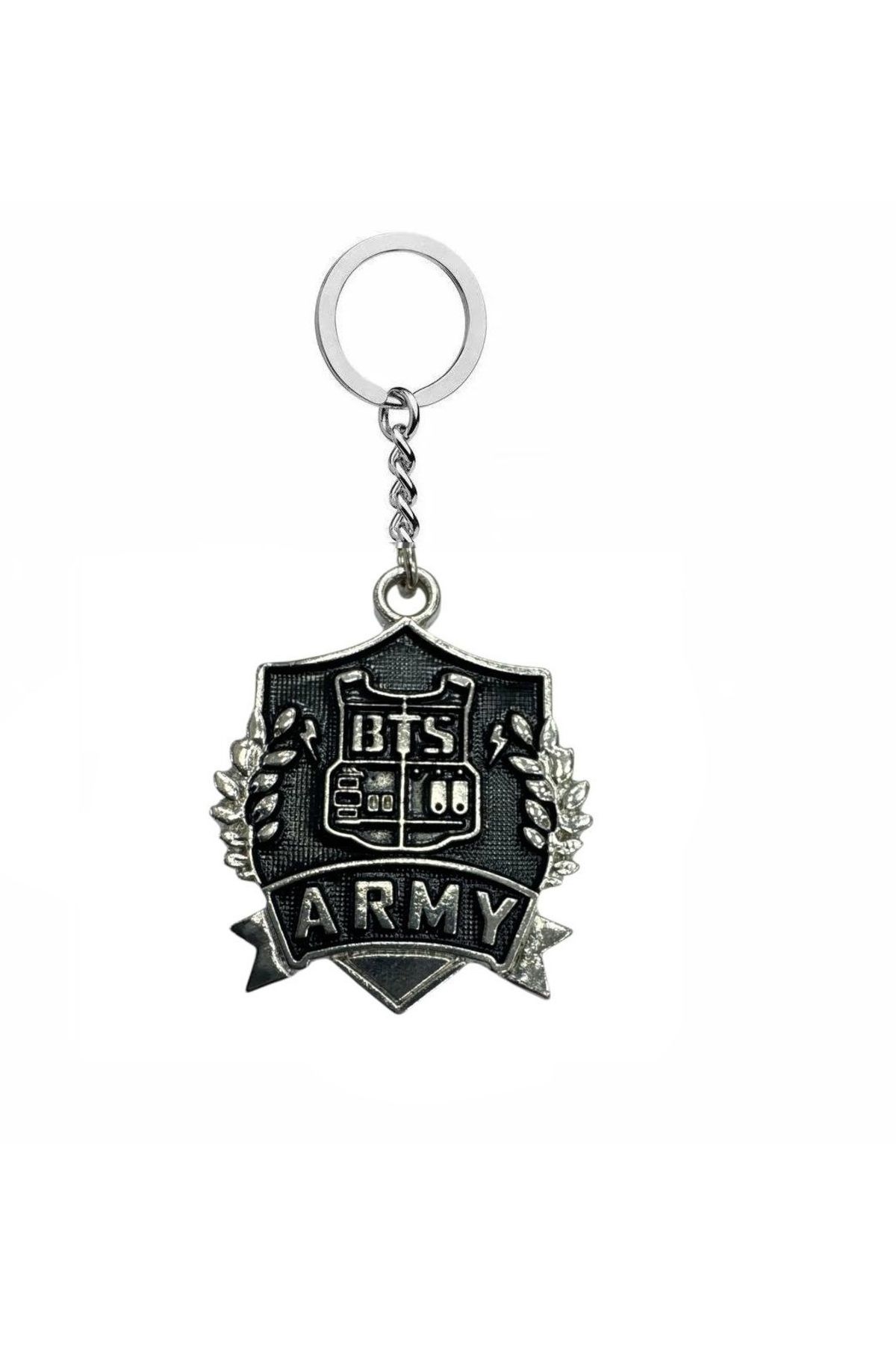 Herşey Nota BTS Army Metal Anahtarlık – K-Pop Fan Aksesuarı