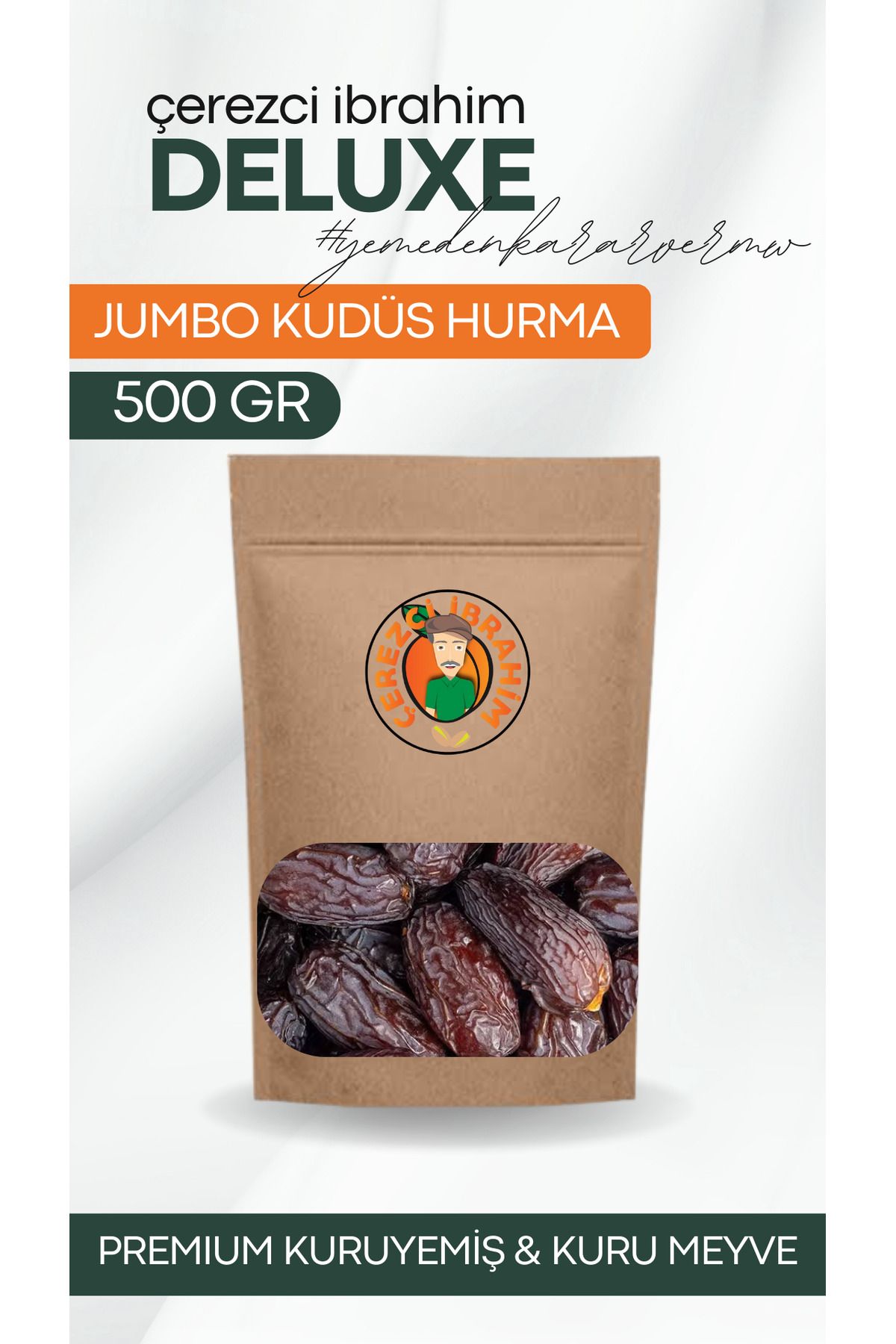Çerezci İbrahim 500 GR Jumbo Kudüs Hurma
