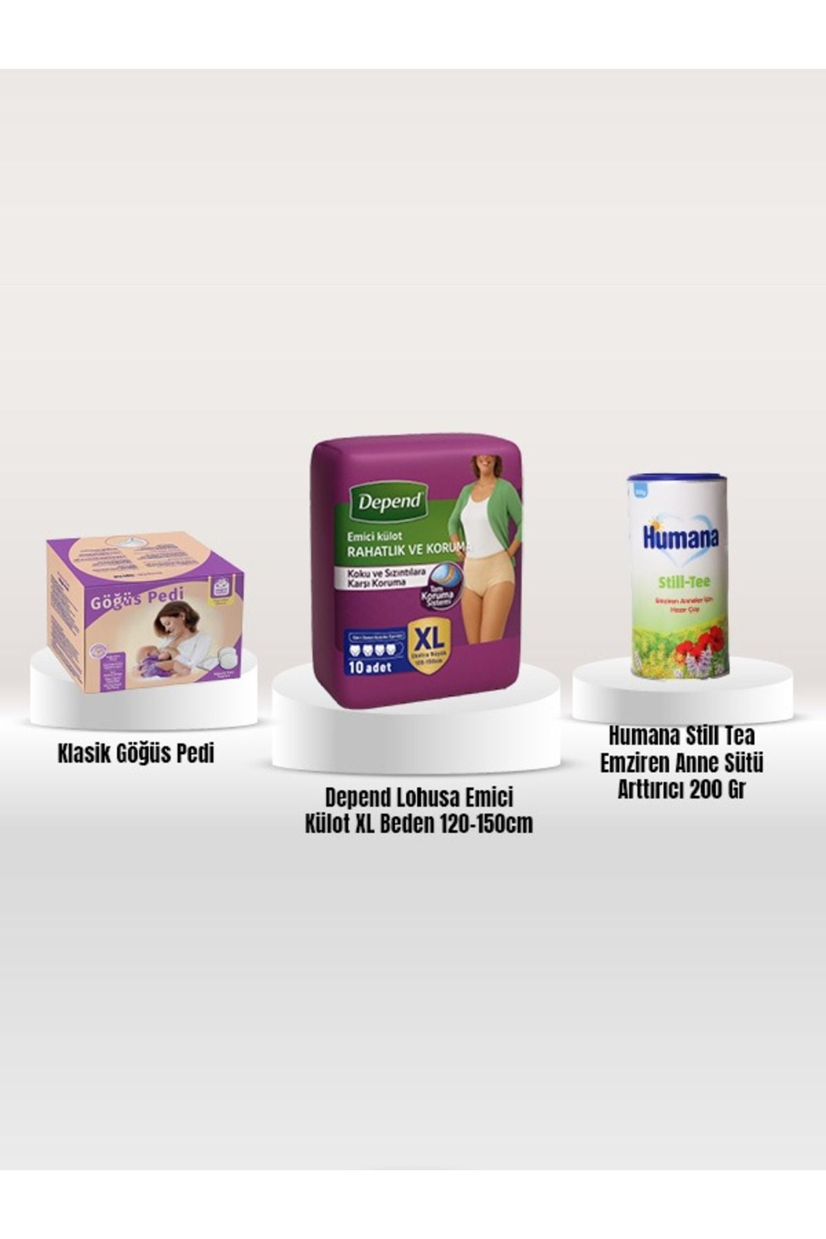 Humana Depend Lohusa Emici Külot Xl Beden Still Tea Anne Sütü Arttırıcı Klasik Göğüs Pedi