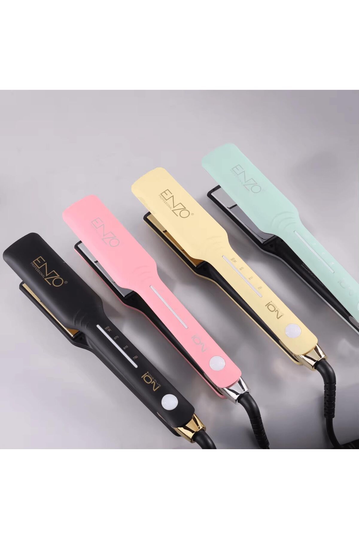ENZO-EN-3994 Nano Titanium Straightener (Black) - Intl Version 1