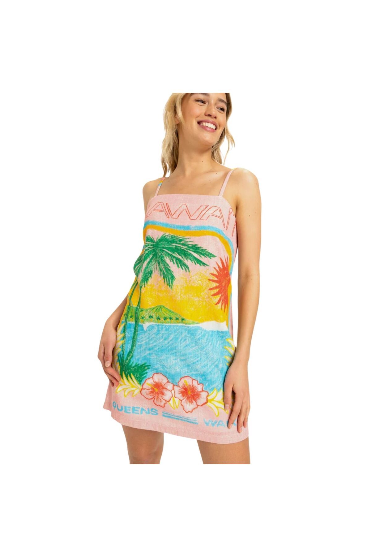 Roxy Atlas Playa Blanca Slip Dress Kadın Elbise